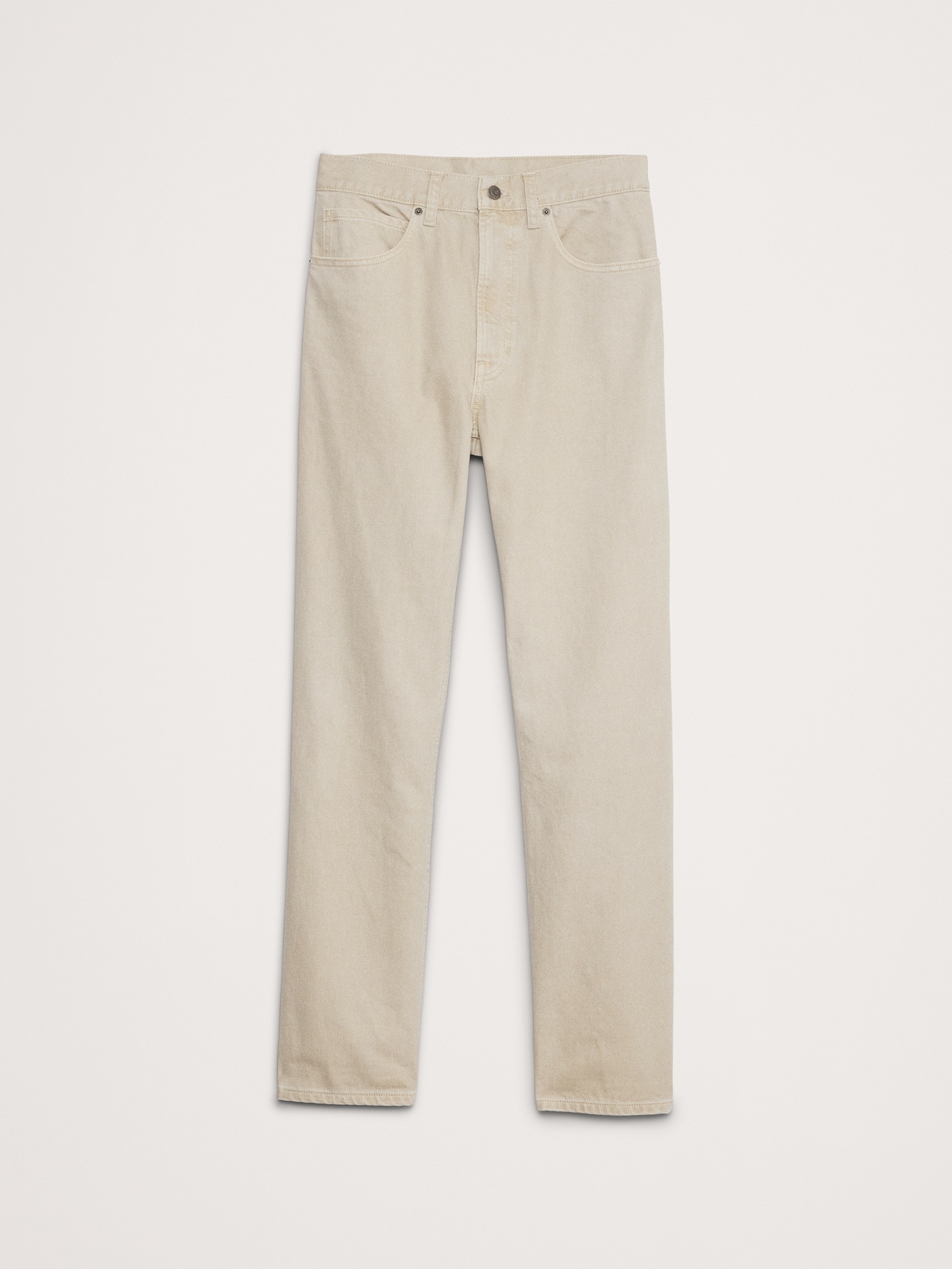 Мужские джинсы Banana Republic Straight Garment Dye Jean, цвет: Каменный бежевый — фото 2