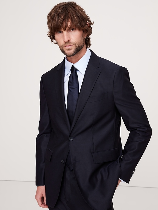 Signature Italian Hopsack Suit Jacket | Banana Republic