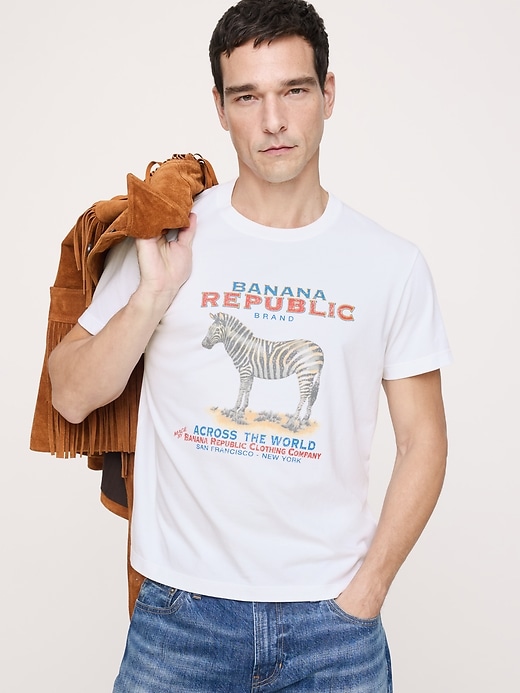 Banana Republic — Archive Reissue Cotton Graphic T-Shirt