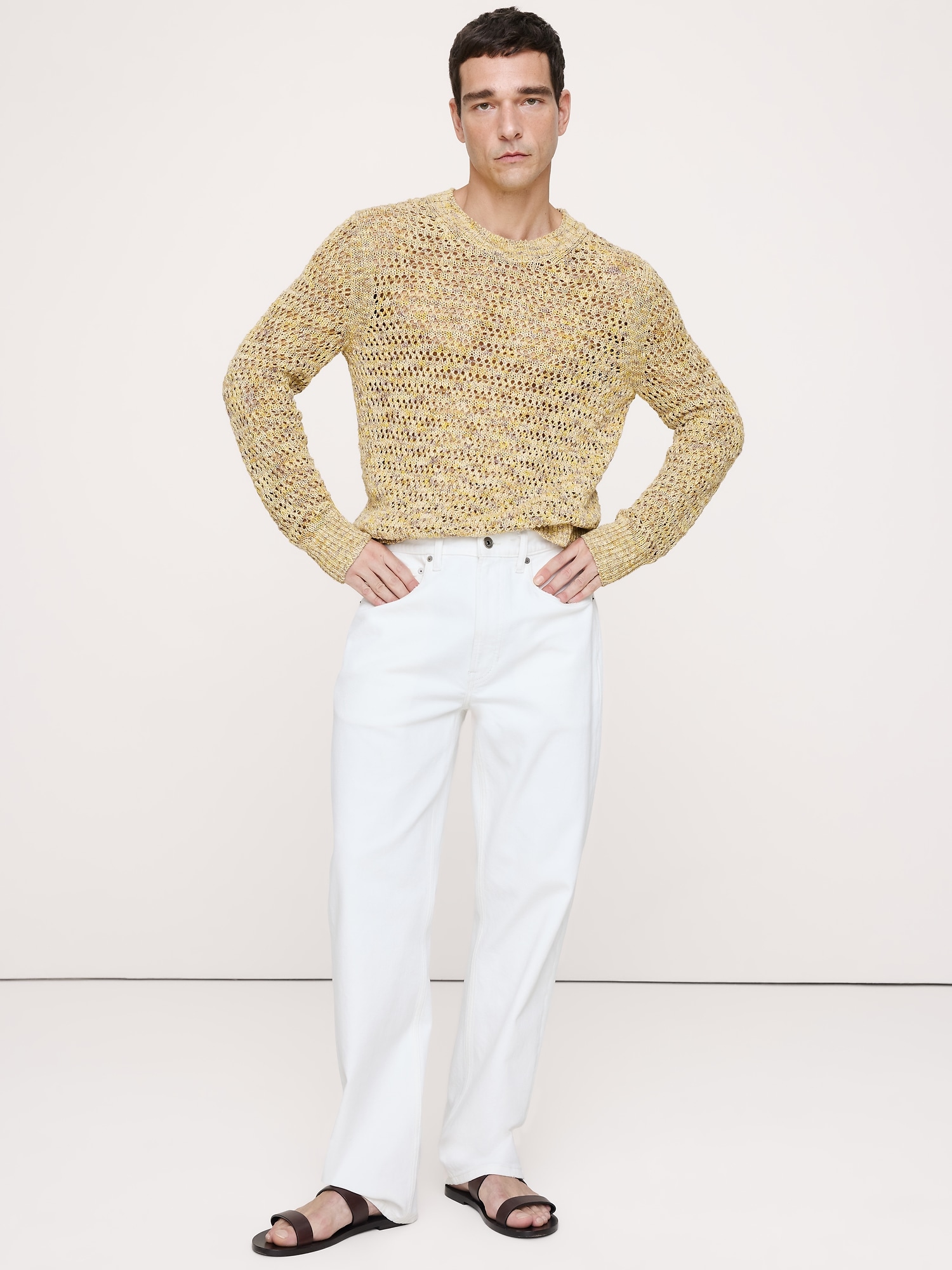 Spacedye Cotton-Silk Sweater