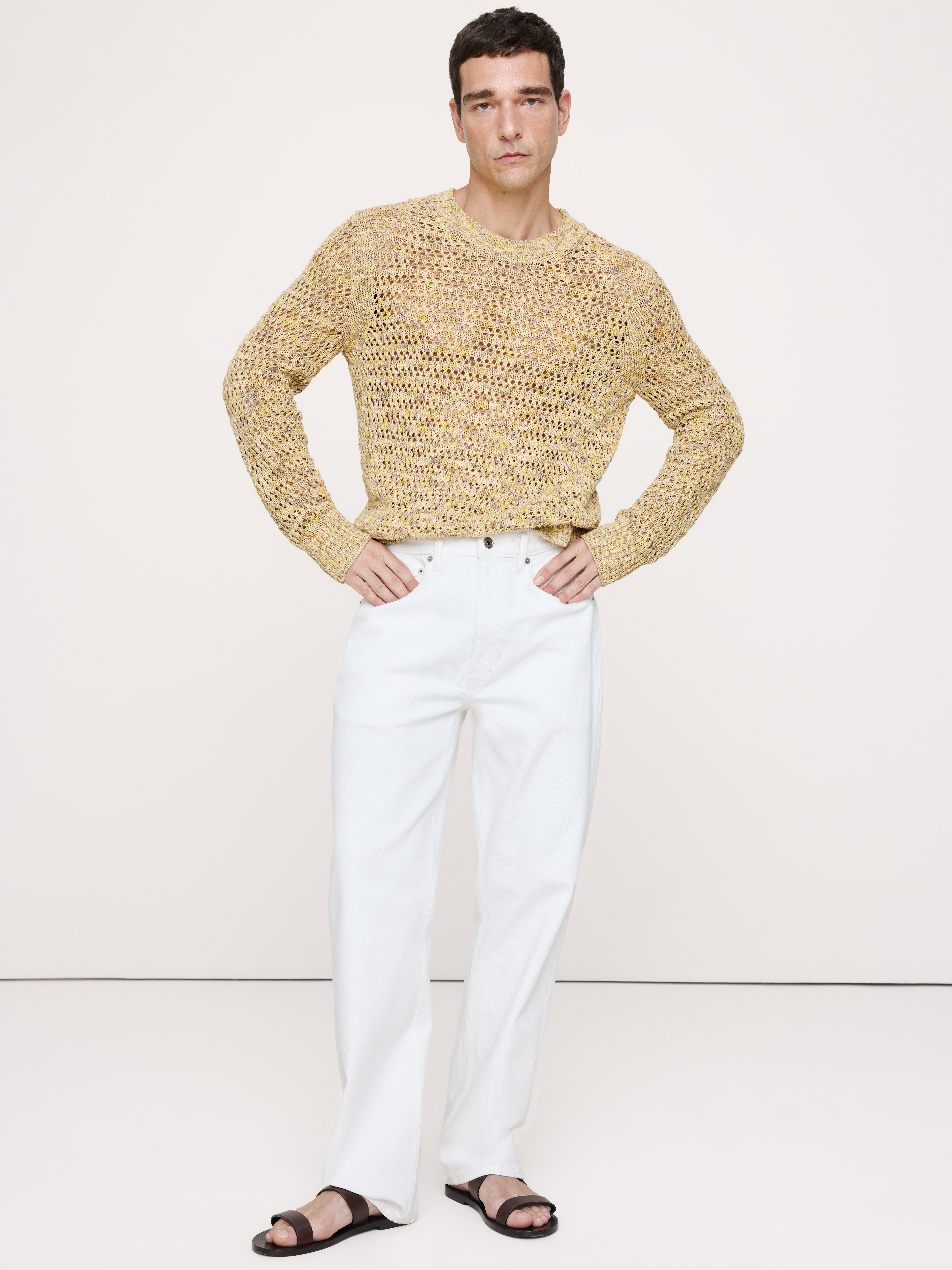 Spacedye Cotton-Silk Sweater