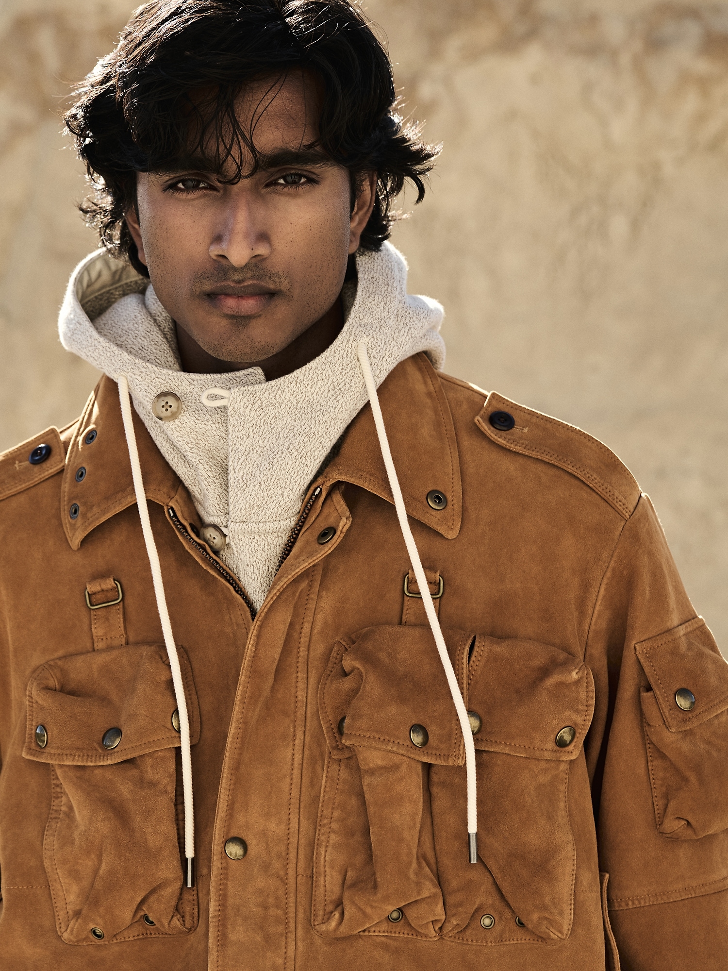 Image number 6 showing, Suede Multi-Pocket Jacket