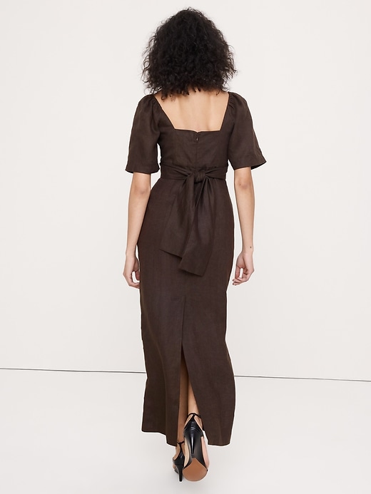 banana republic linen sweetheart long midi dress Linen Sweetheart Maxi Dress
