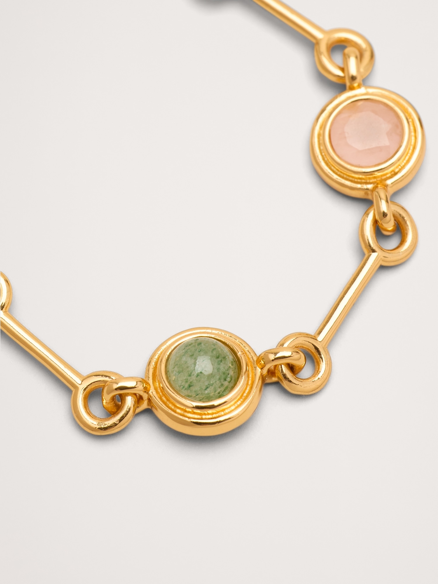 Image number 2 showing, Circle Stone Link Bracelet