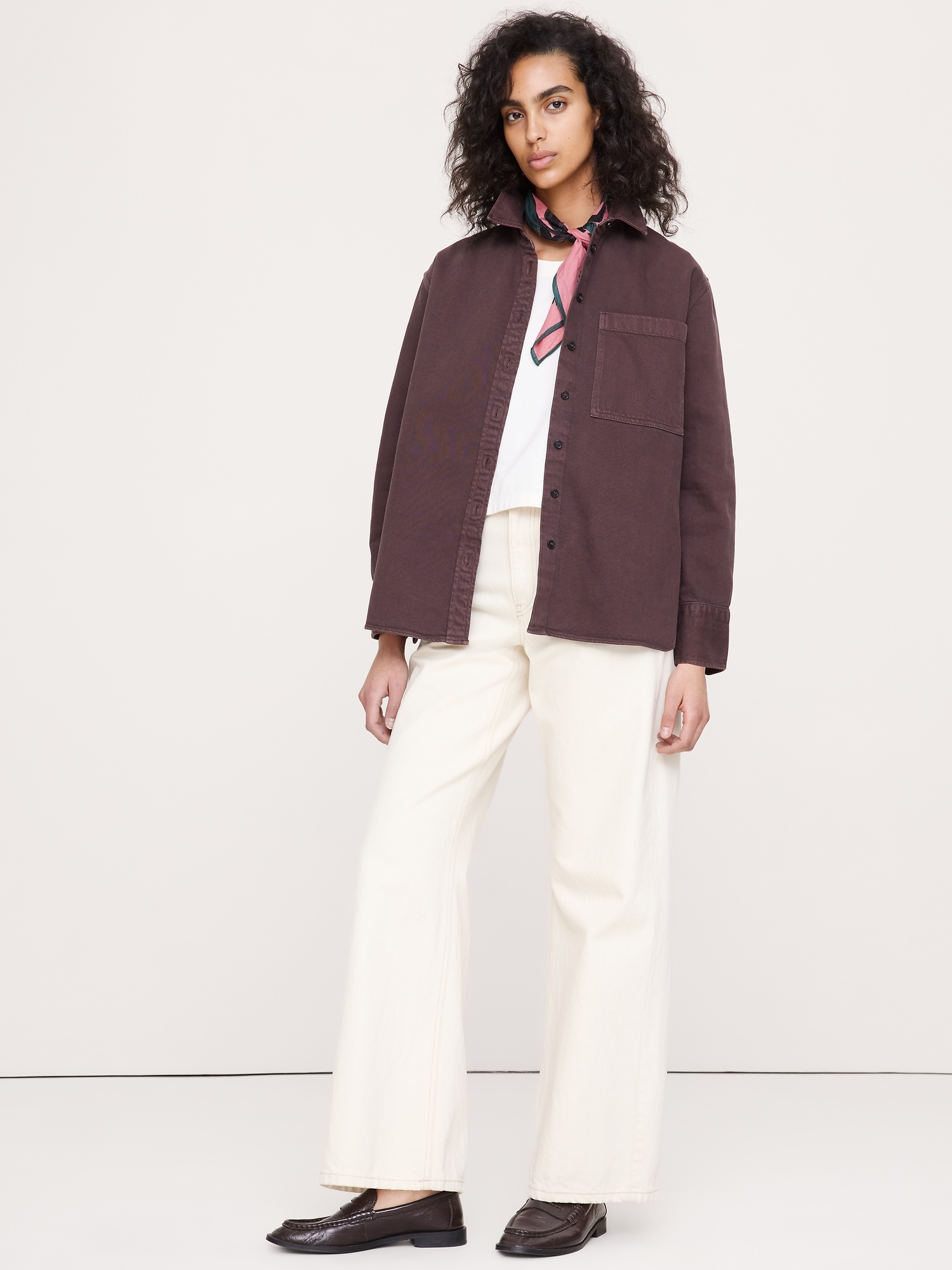 The Oversized Denim Shirt from Banana Republic - $95