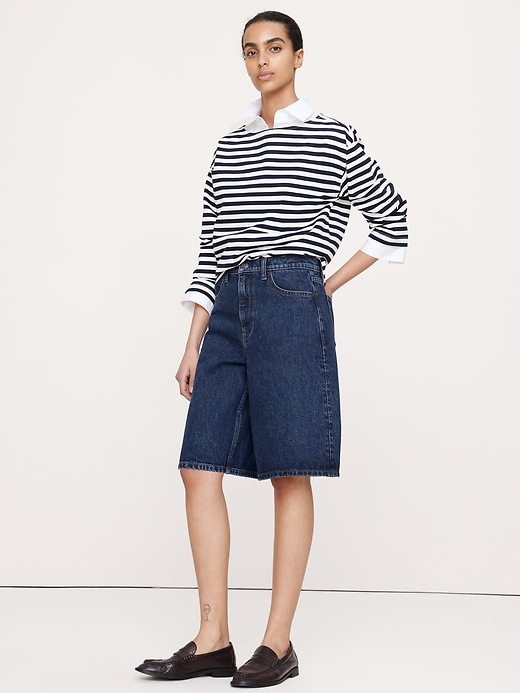 11" Denim Bermuda Short