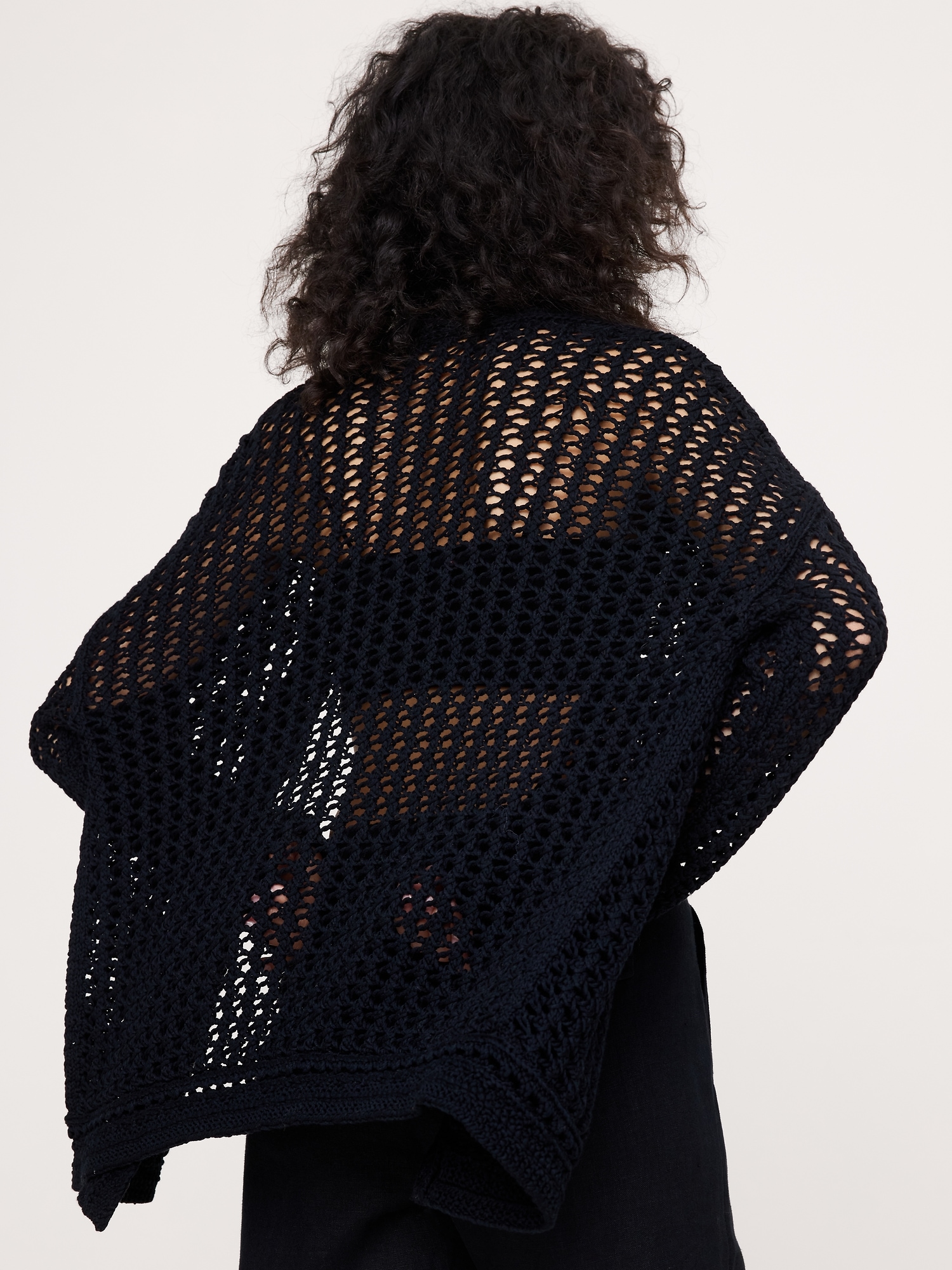 Image number 3 showing, Cotton Crochet Cardigan