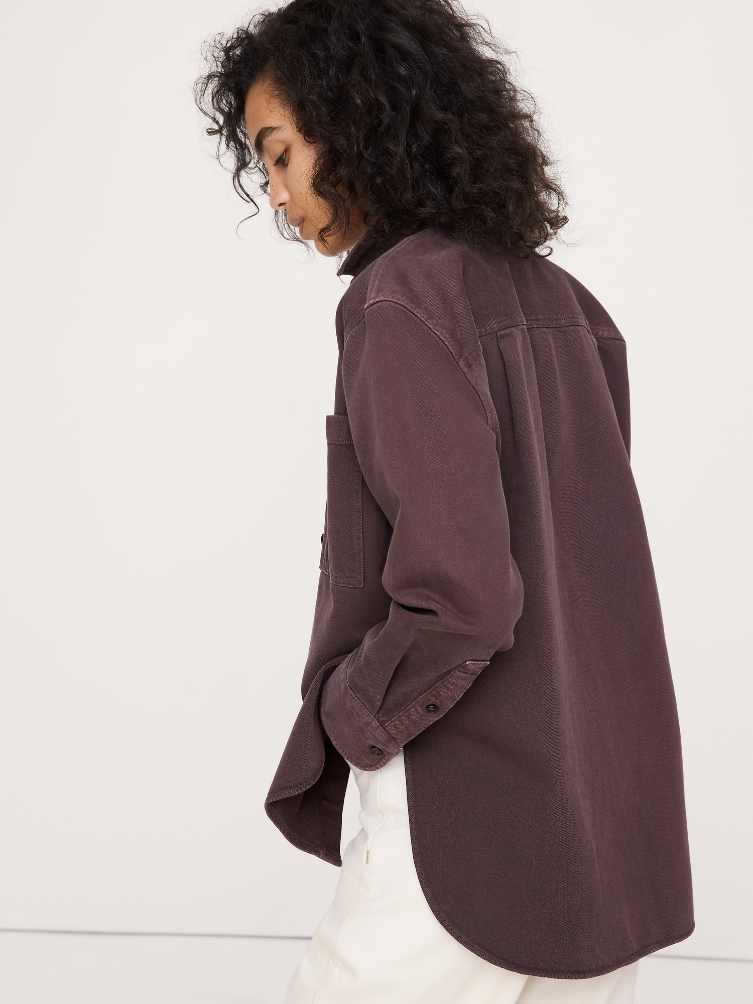 Image number 2 showing, The Oversized Denim Shirt