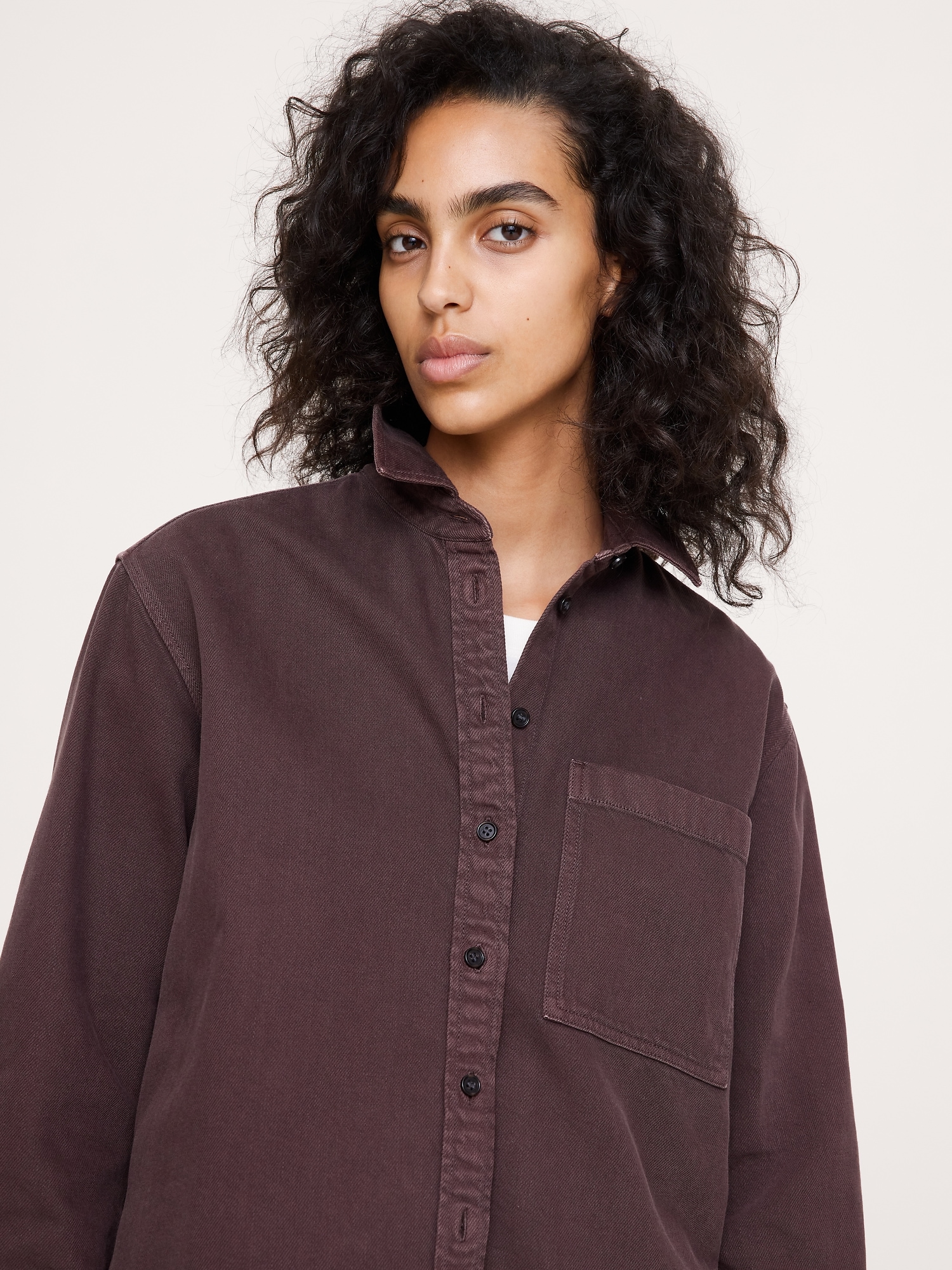 Image number 3 showing, The Oversized Denim Shirt