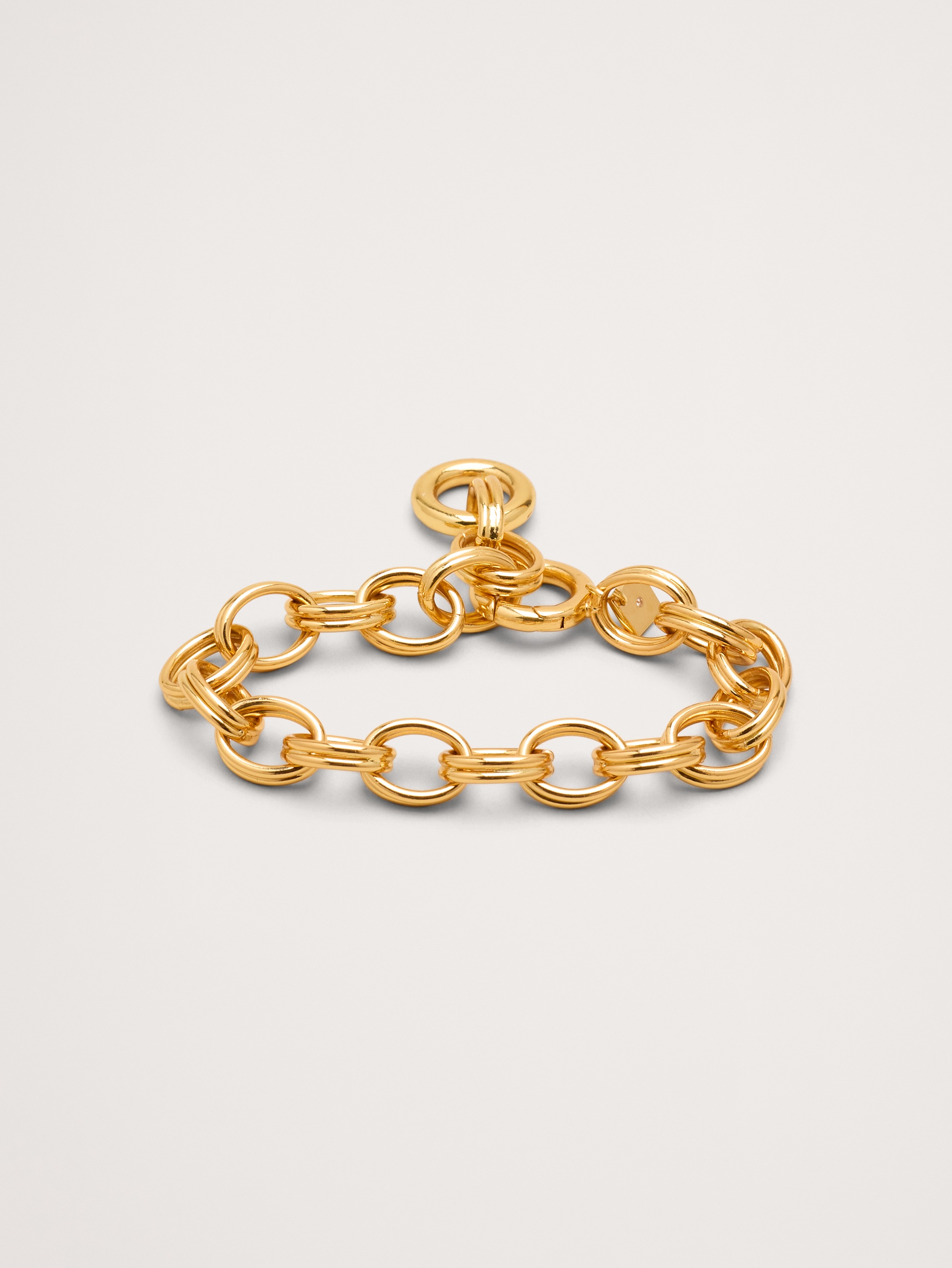 Double Oval Link Chain Bracelet