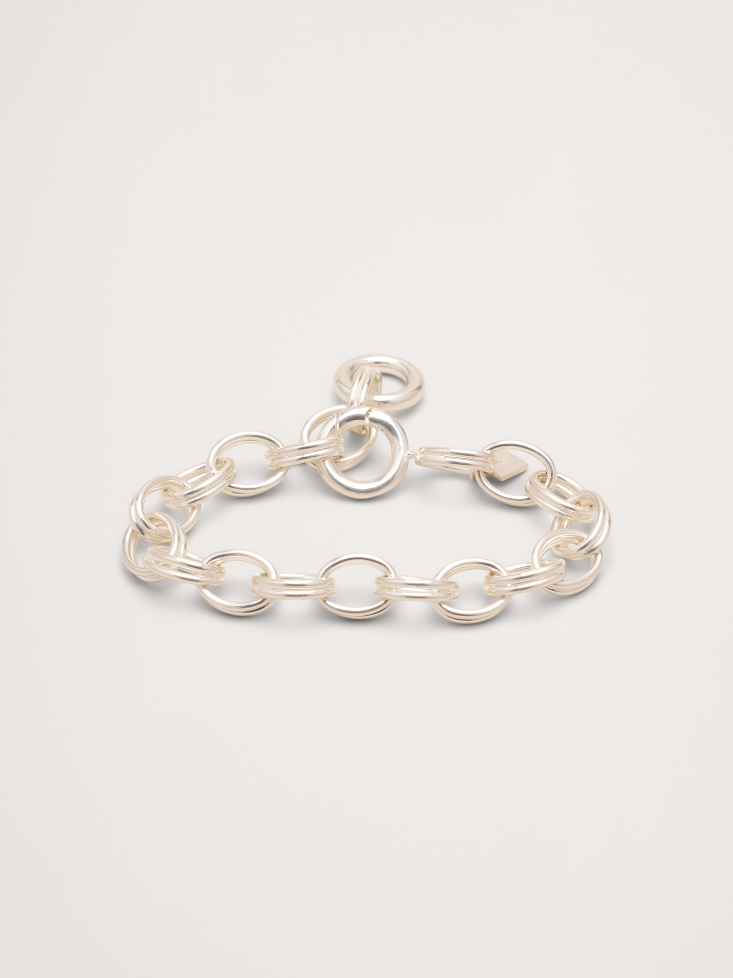 Double Oval Link Chain Bracelet