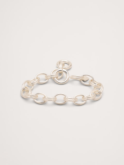 Double Oval Link Chain Bracelet