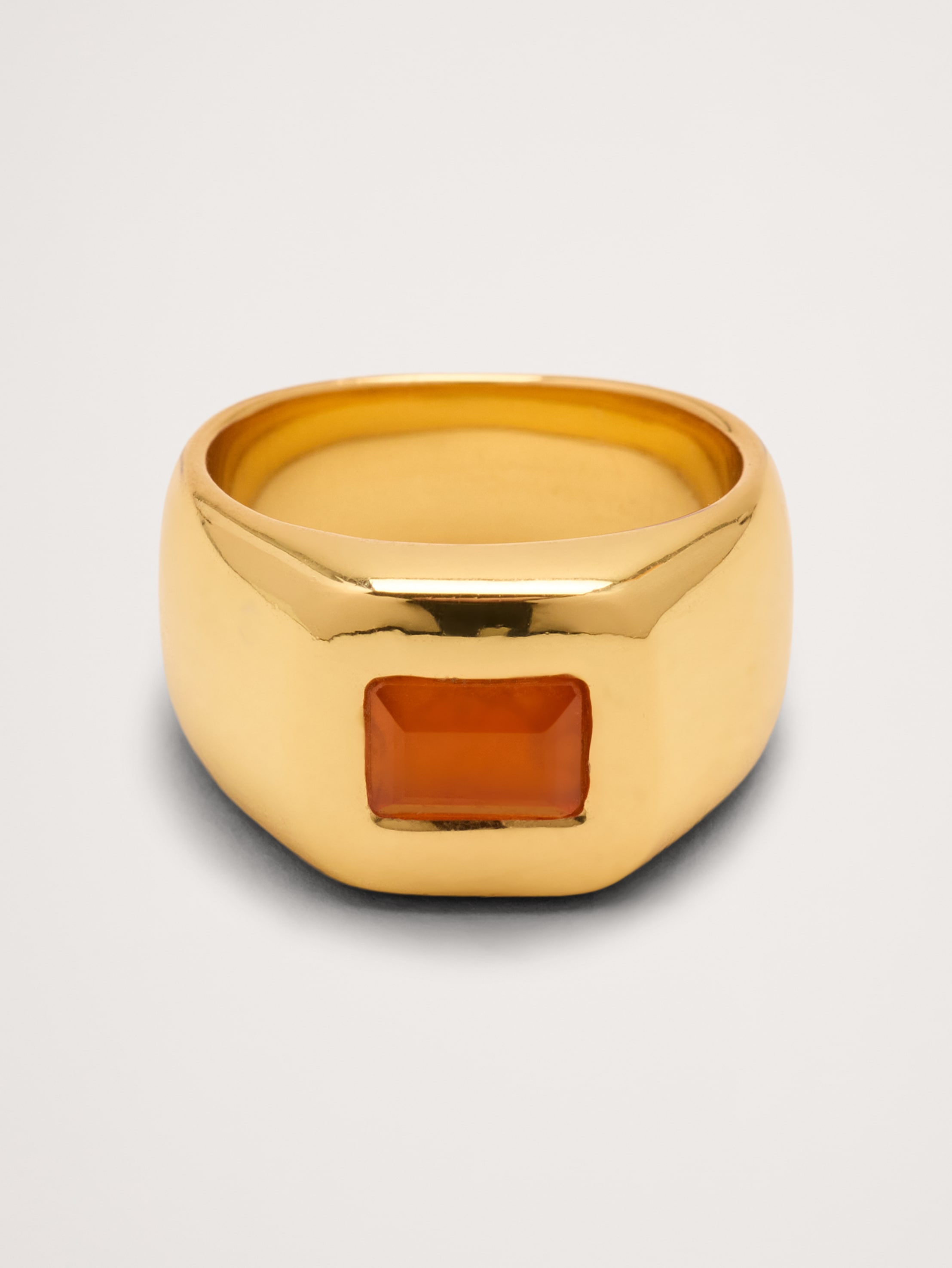 Large Carnelian Signet Ring