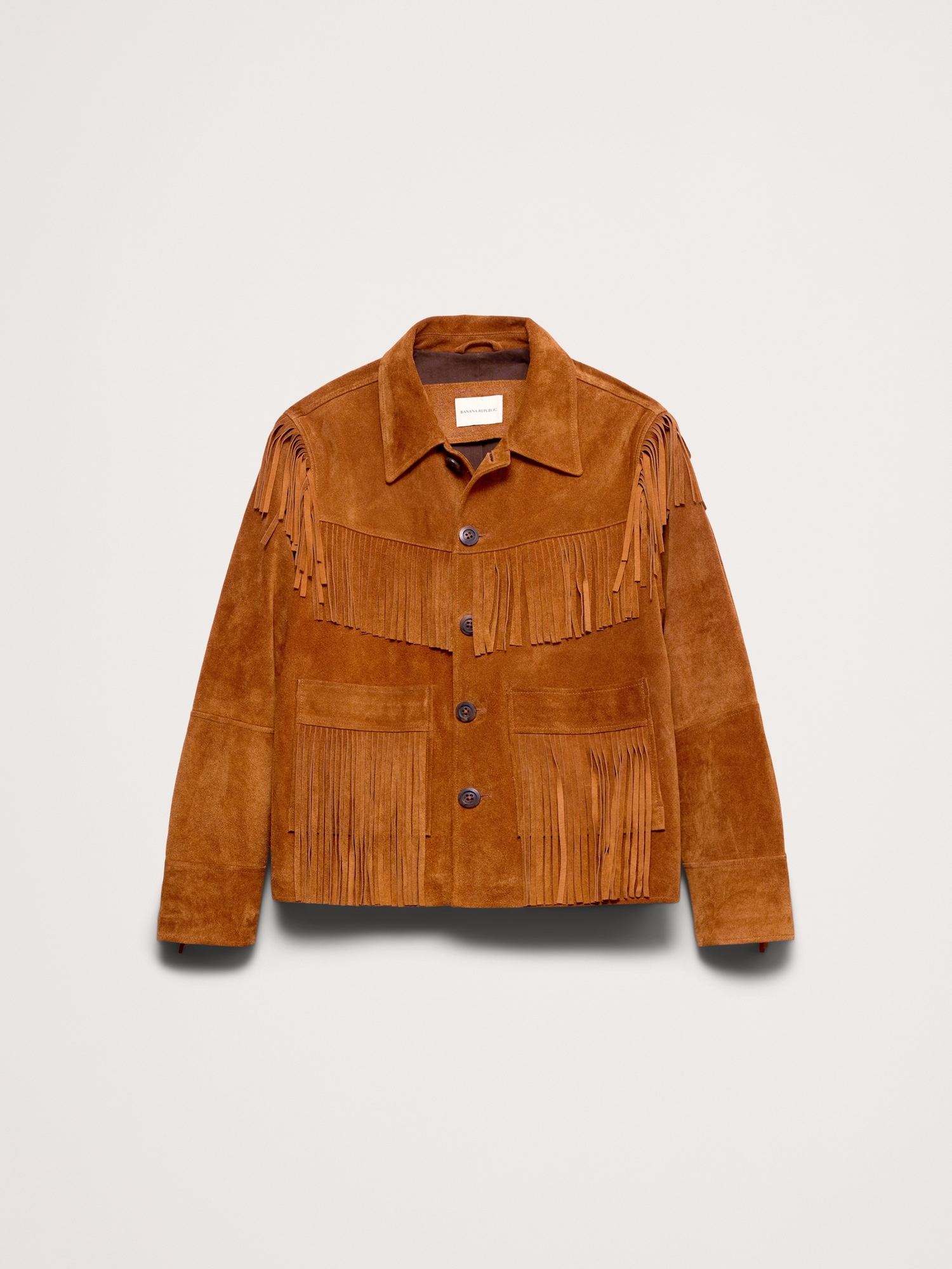 Image number 5 showing, Suede Fringe Jacket
