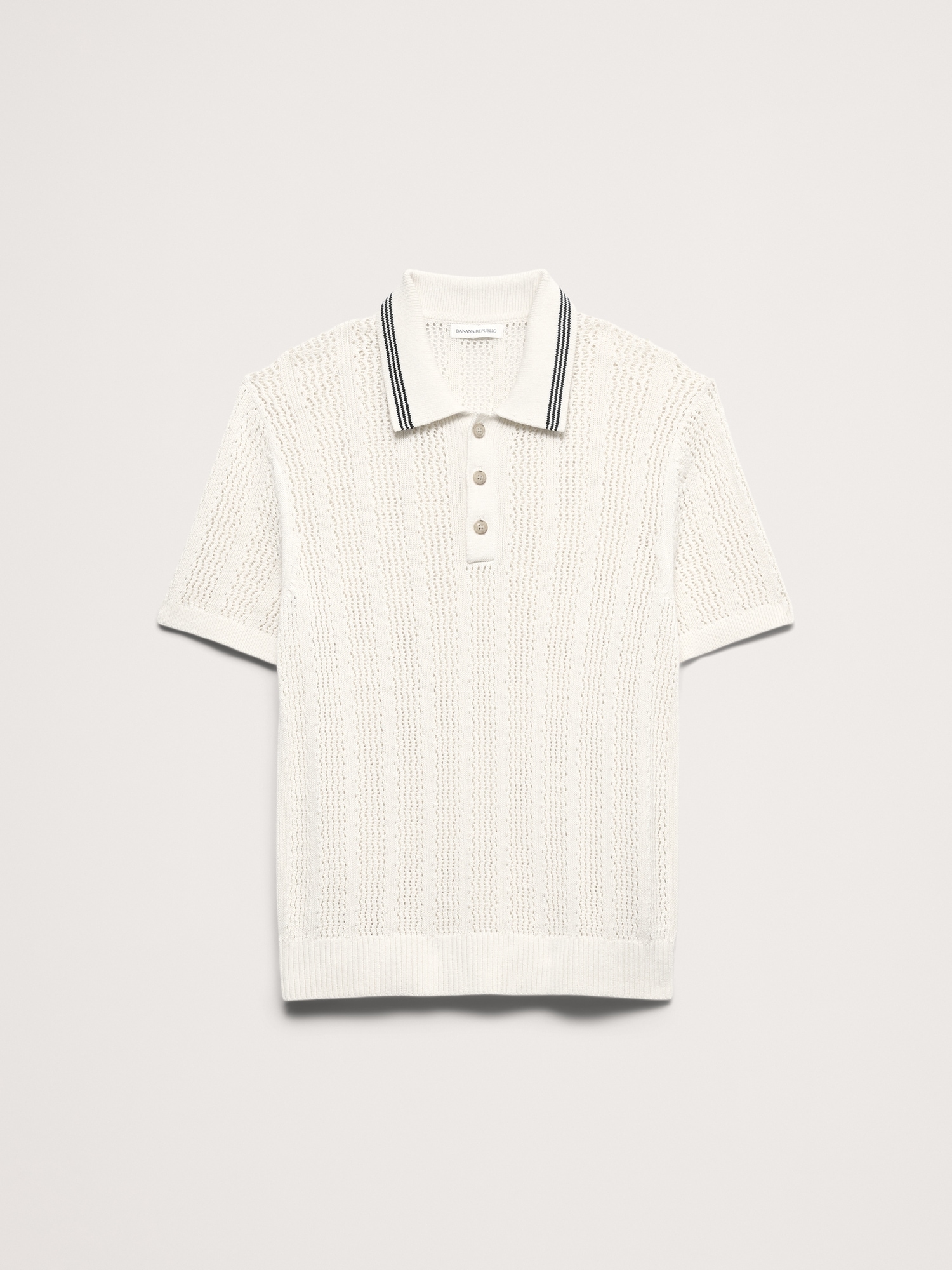 Image number 5 showing, Cotton Zig-Zag Sweater Polo
