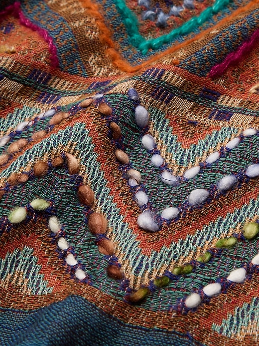 Long Embroidered Scarf by Vismaya | Banana Republic