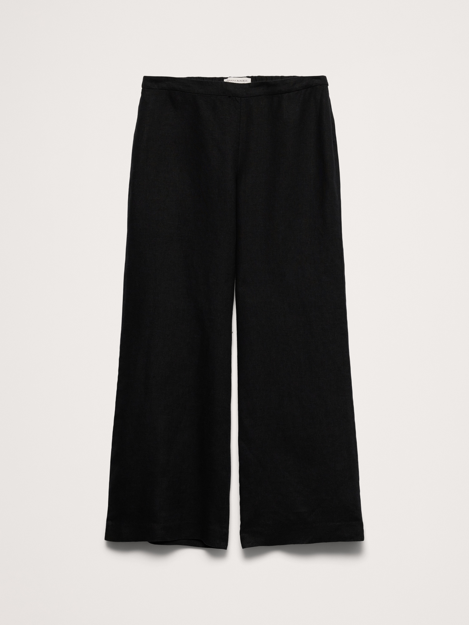 Image number 5 showing, Mid-Rise Kick-Flare Linen Ankle Pant