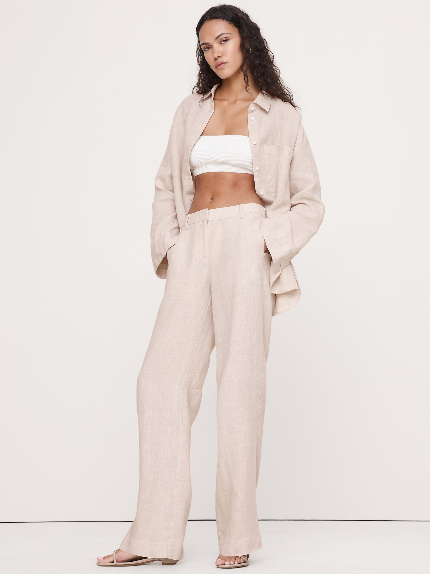 The Everyday Wide-Leg Pant in Linen