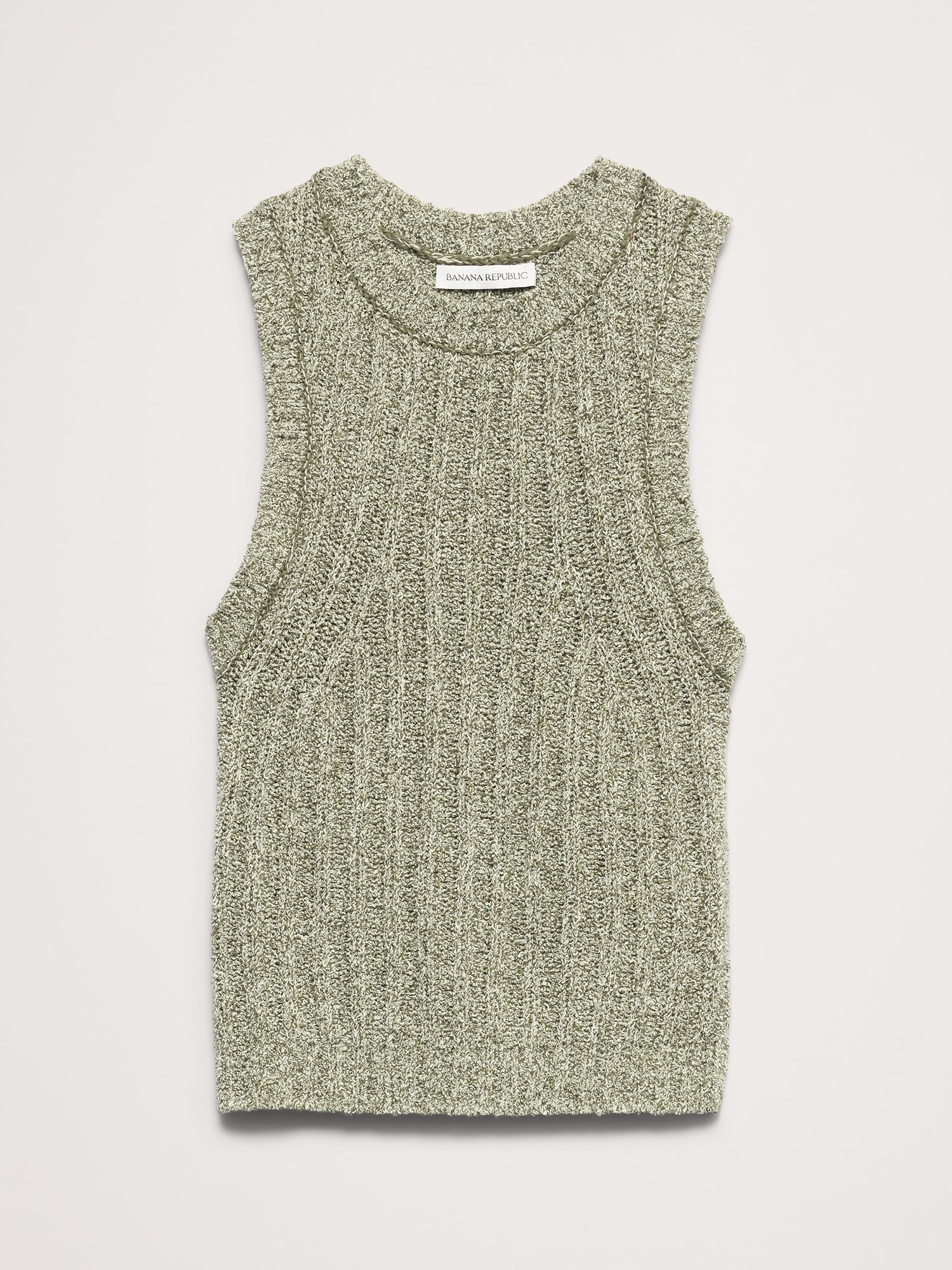Image number 4 showing, Bouclé Cotton Sweater Tank