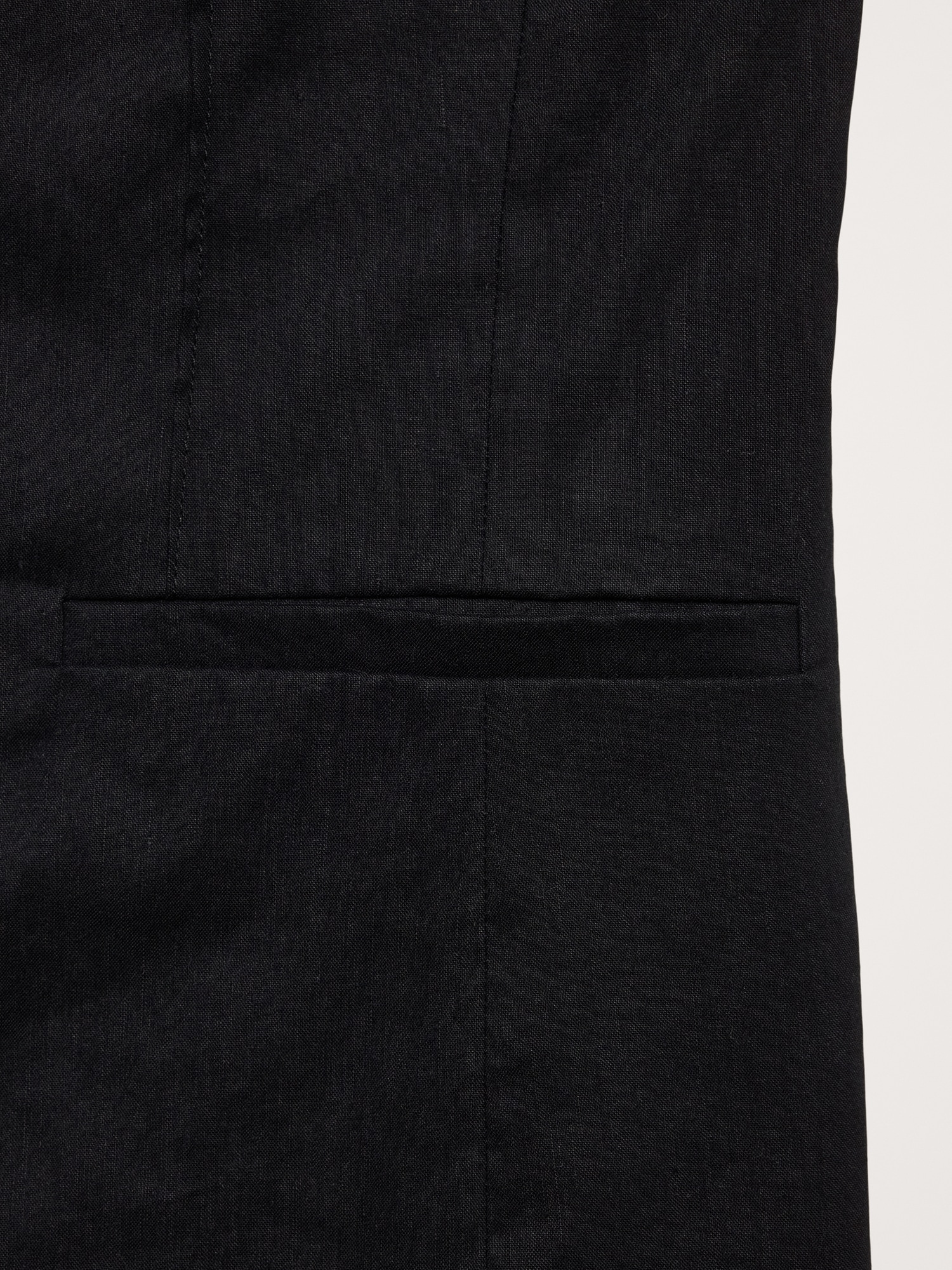 Женский жилет Banana Republic Stretch Linen-Viscose Long Vest, цвет: Чёрный — фото 6