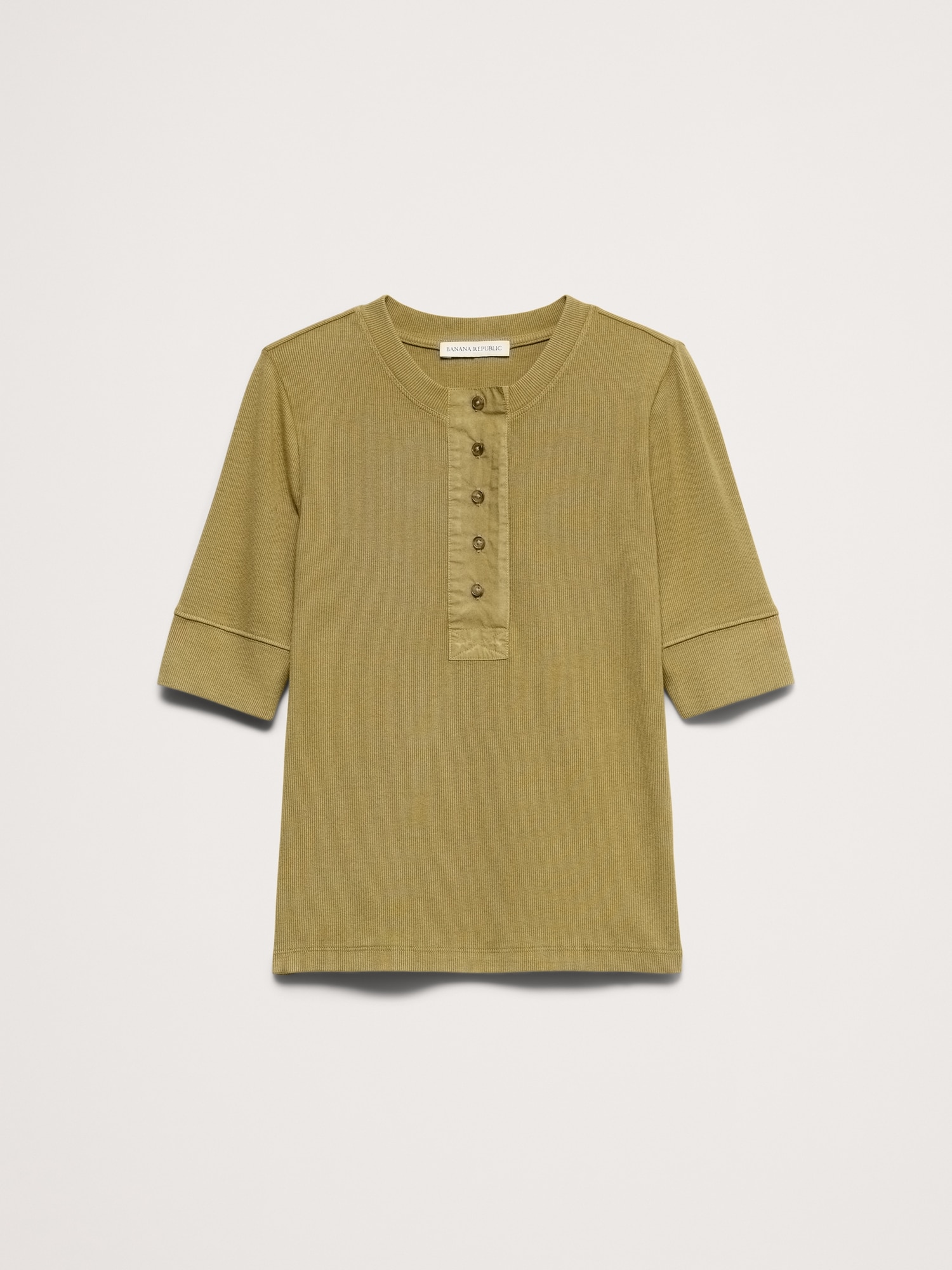 Image number 5 showing, Ribbed Henley