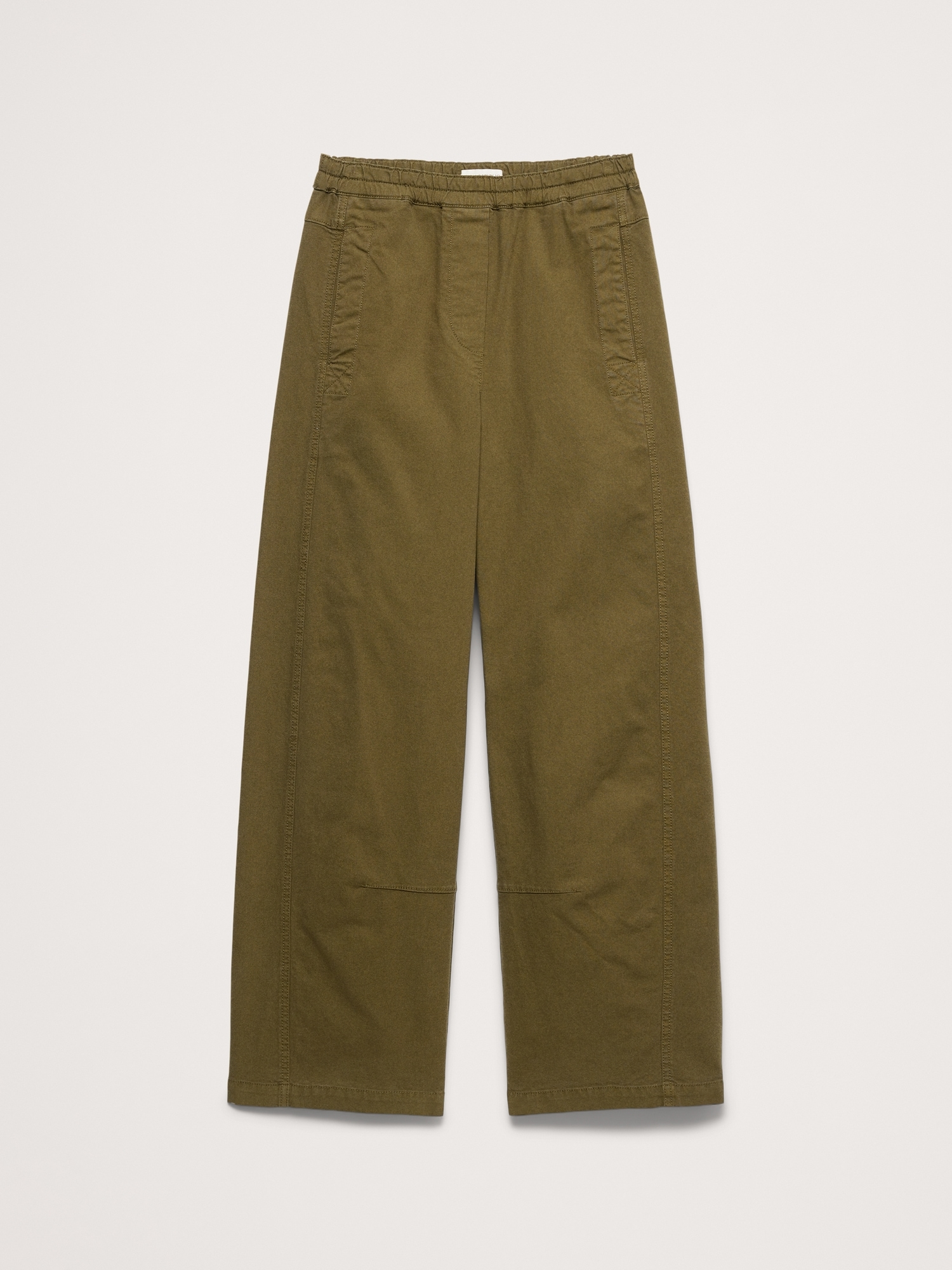 Image number 5 showing, Mid-Rise Relaxed Painter Pull-On Pant