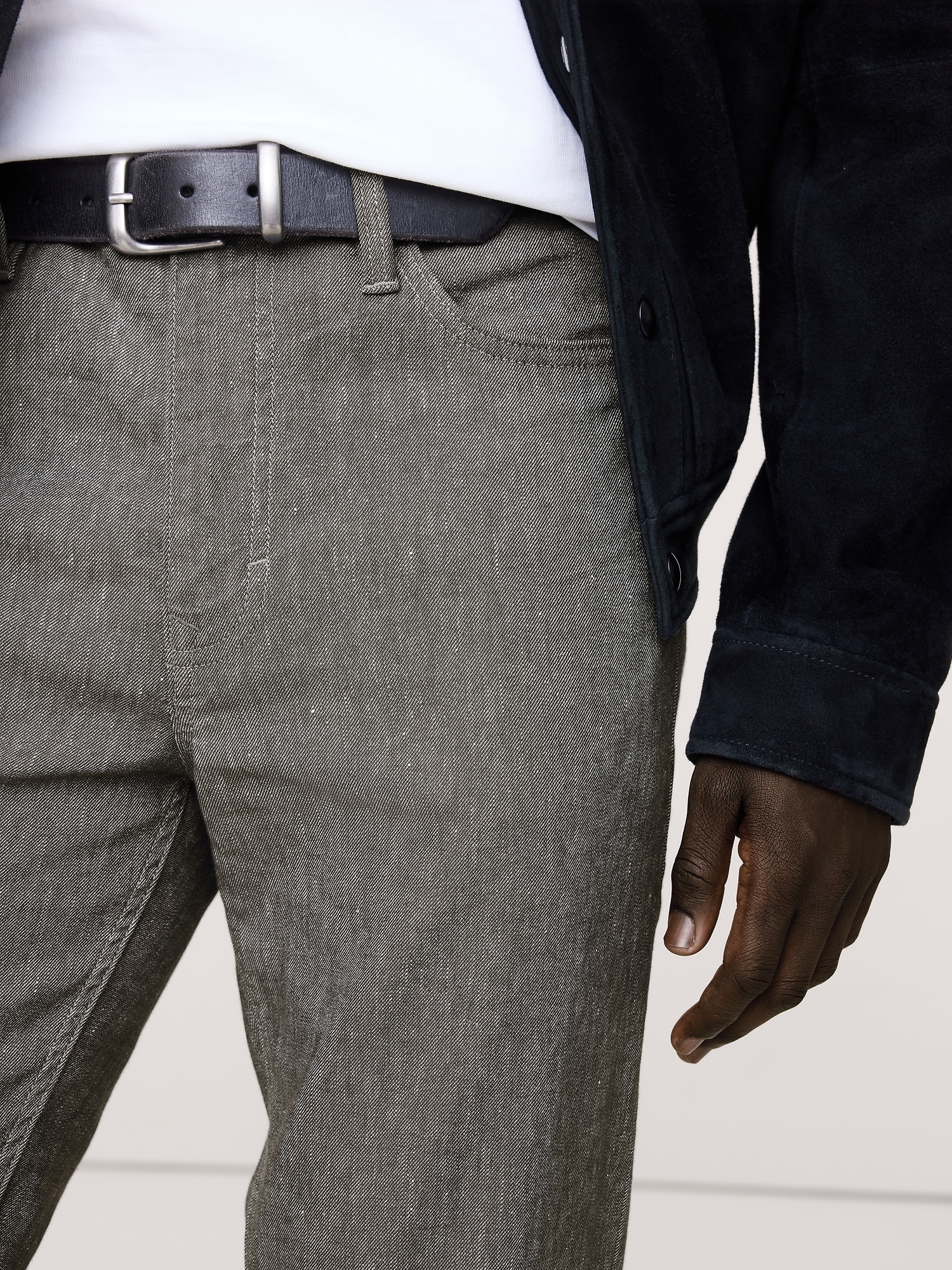 Image number 3 showing, Slim Linen-Cotton Traveler Pant