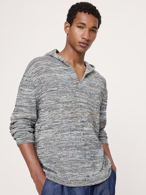 Spacedye Cotton Sweater Hoodie
