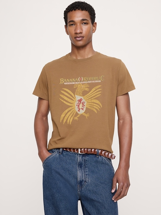 BANANA REPUBLIC 鶏グラフィック Tシャツ cn61917663.jpg