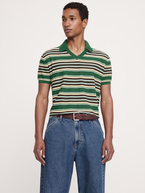 Cotton Sweater Polo