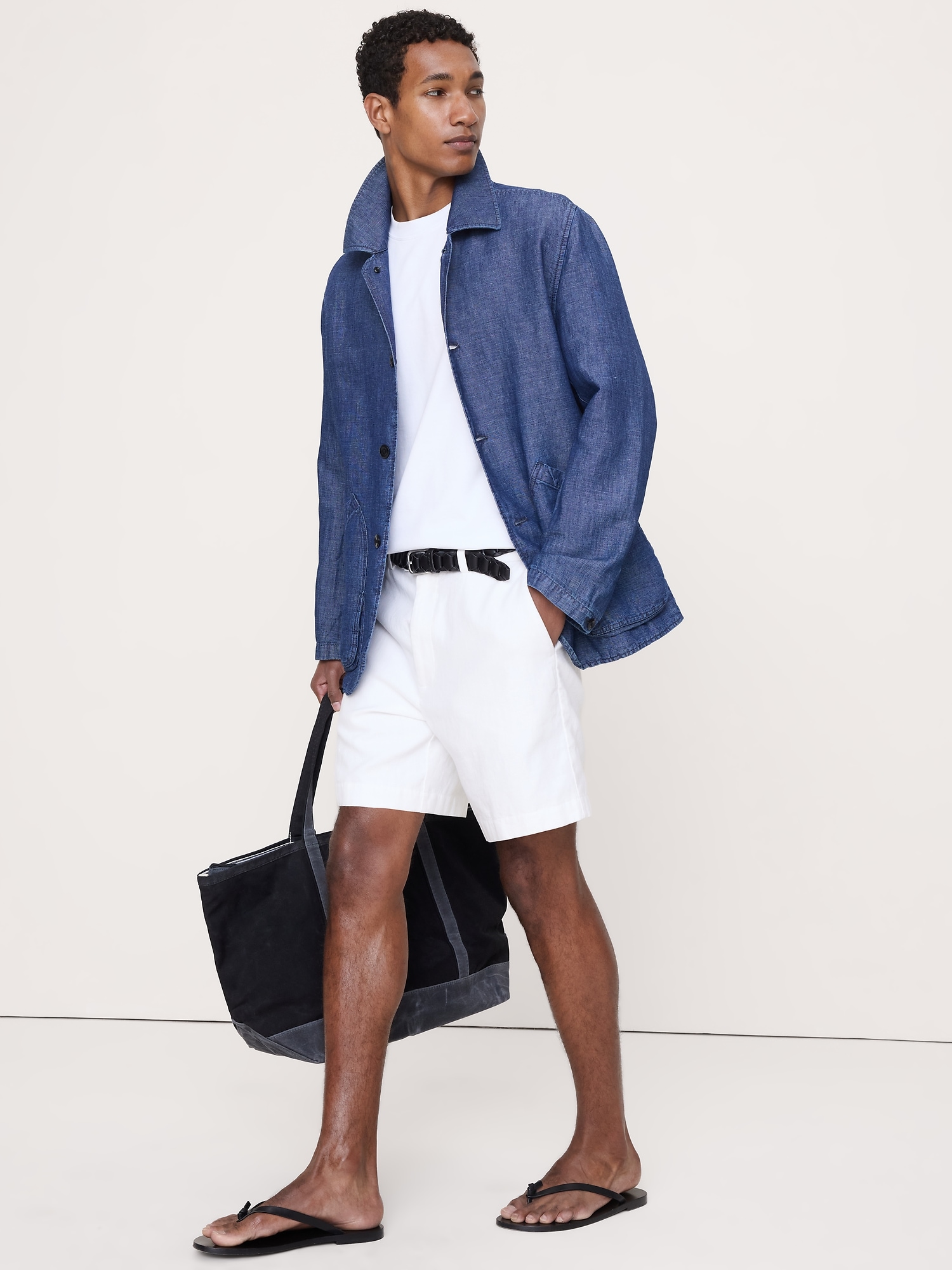 Image number 1 showing, 7" Linen Short