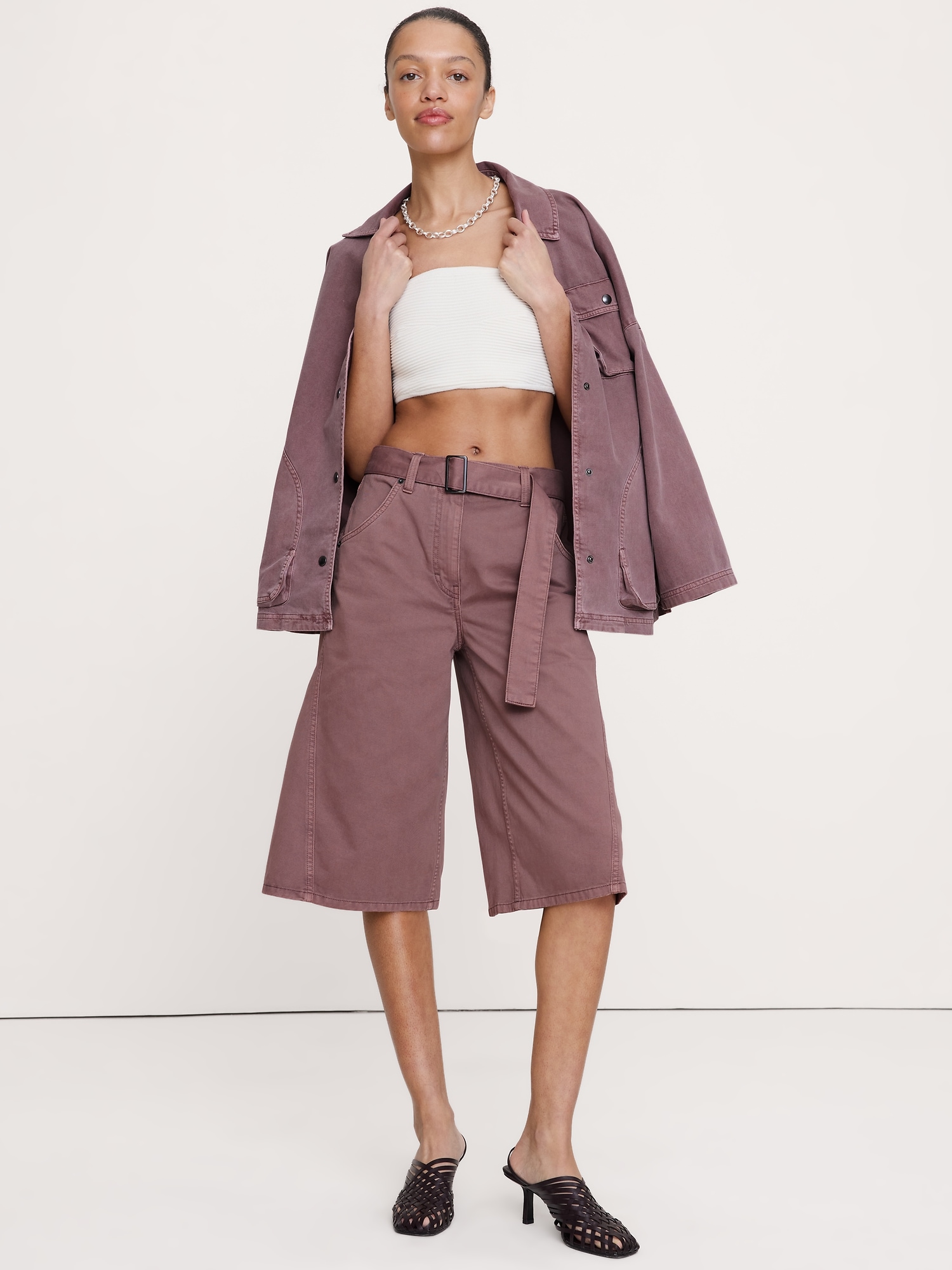 Image number 1 showing, 16" Cotton Long Bermuda Short