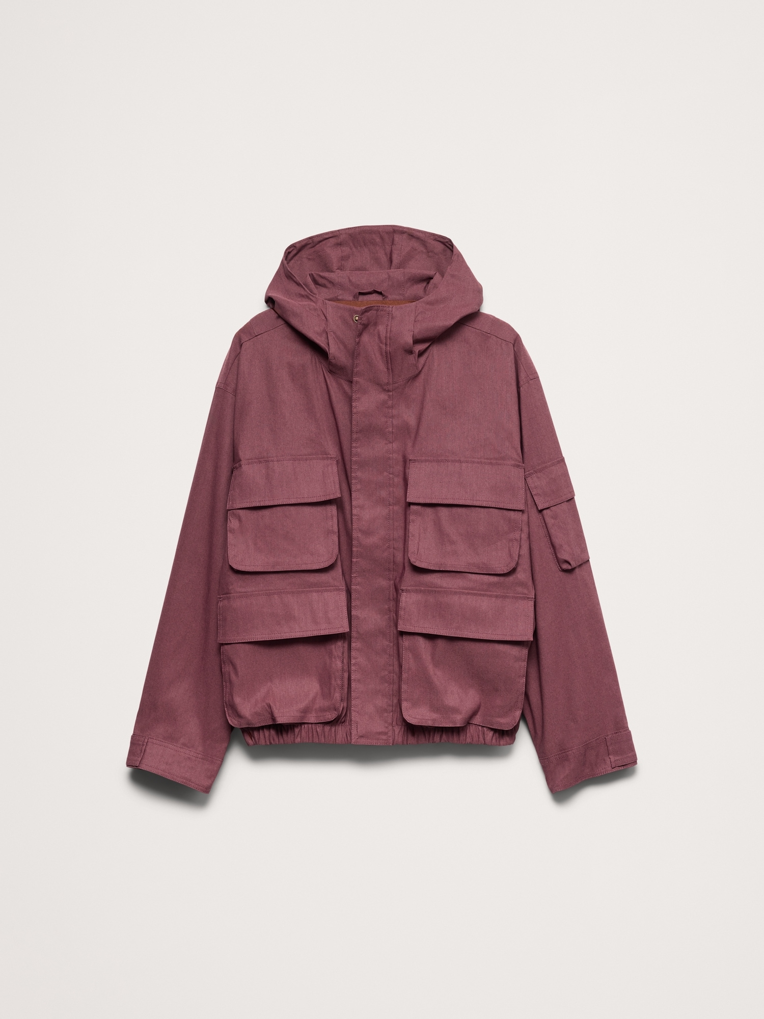 Image number 5 showing, Hemp-Blend Hooded Field Jacket