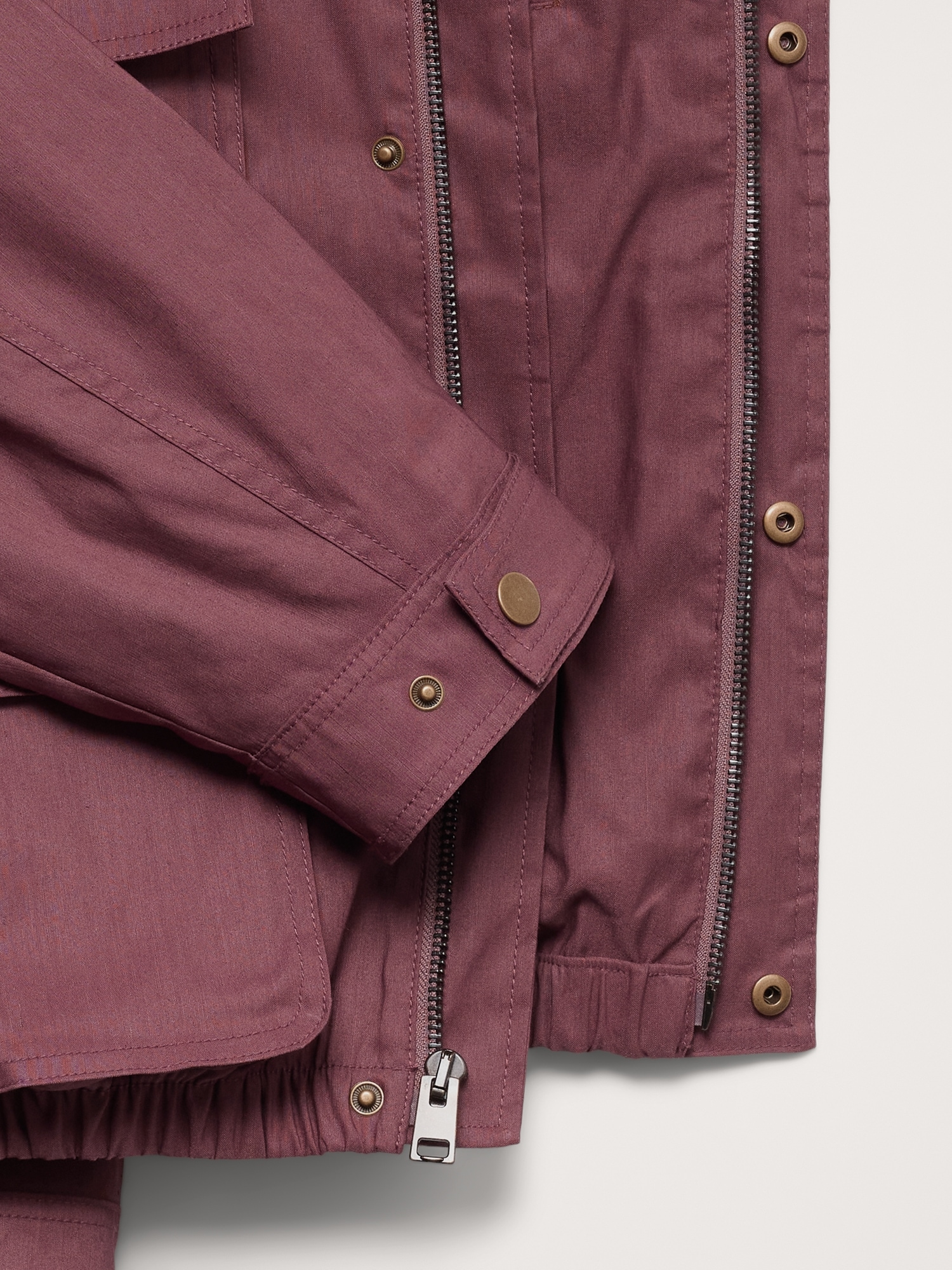 Image number 6 showing, Hemp-Blend Hooded Field Jacket