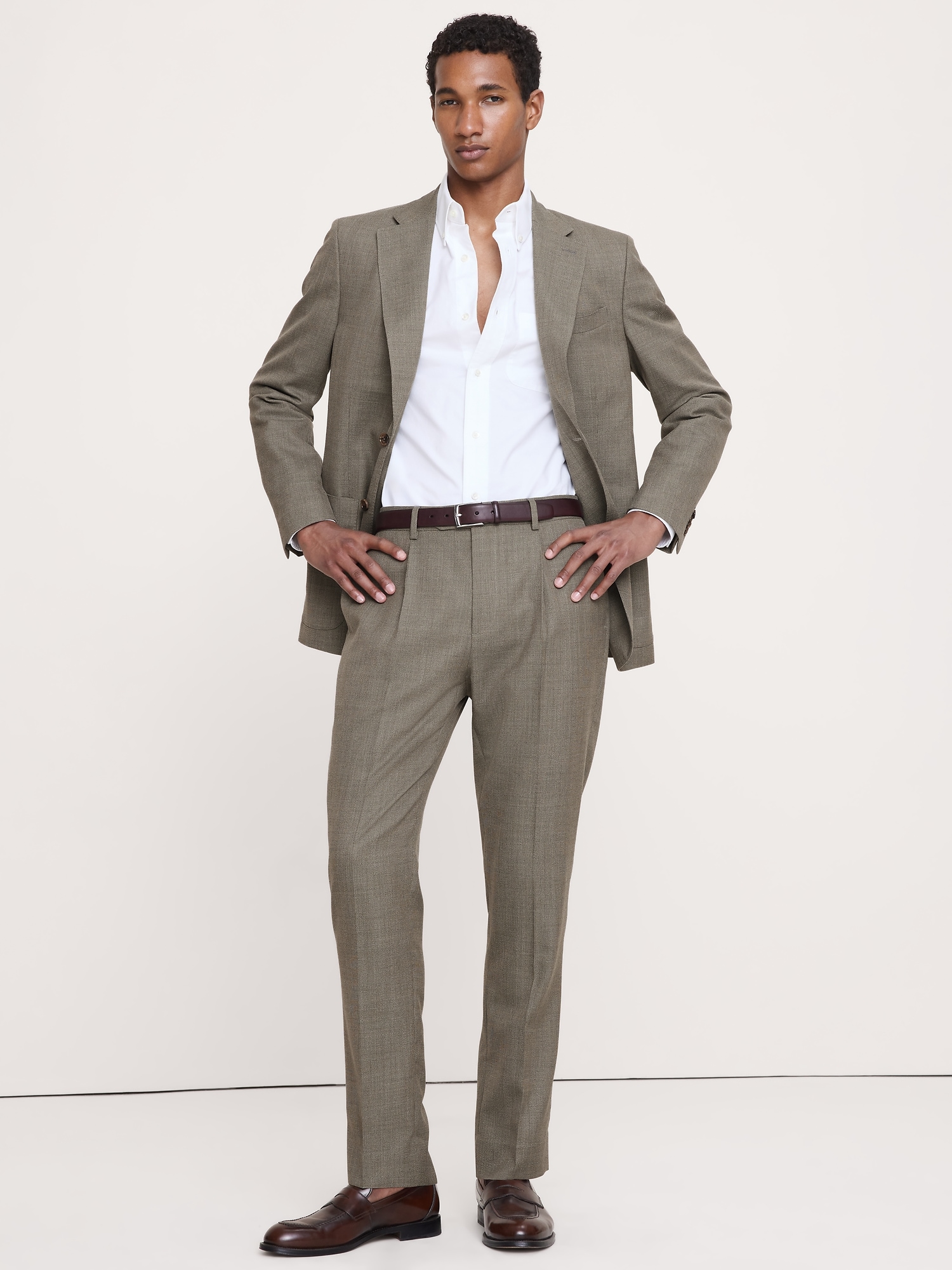 Italian Wool Ventile Suit Pant from Banana Republic - $230