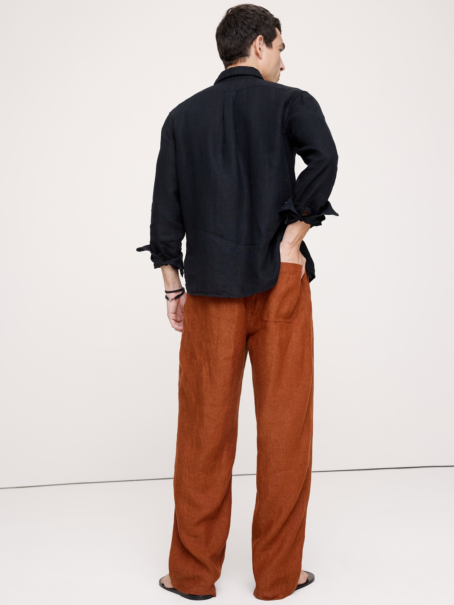 Image number 2 showing, Relaxed Linen Pull-on Beach Pant