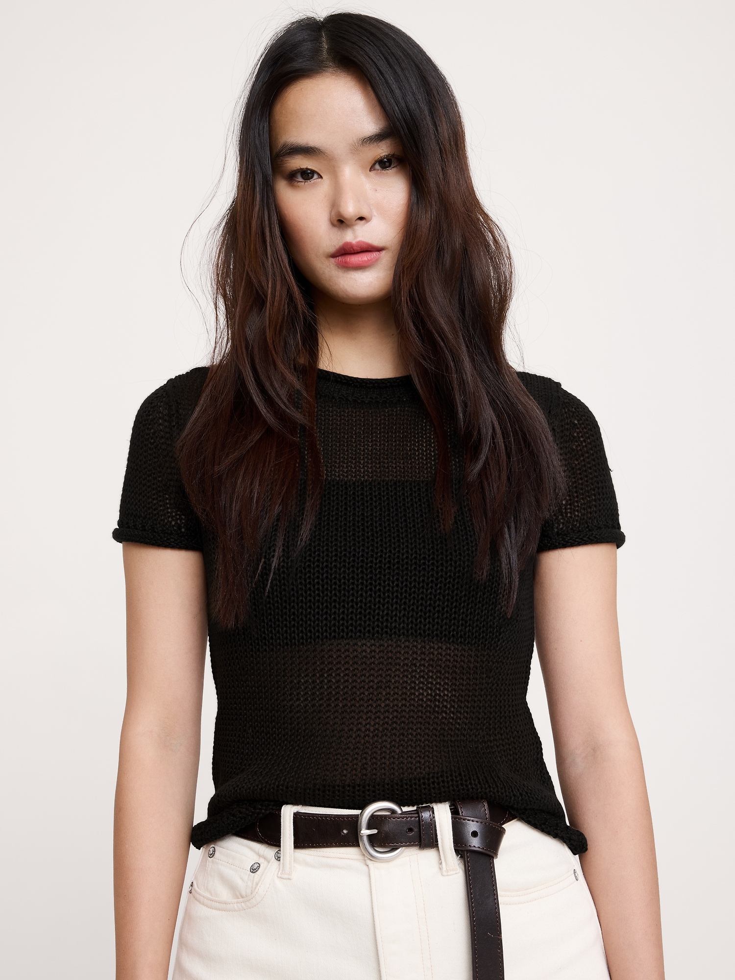 Heirloom Linen Sweater Tee