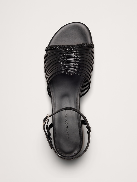 Judy Leather Block-Heel Sandal by Freda Salvador | Banana Republic