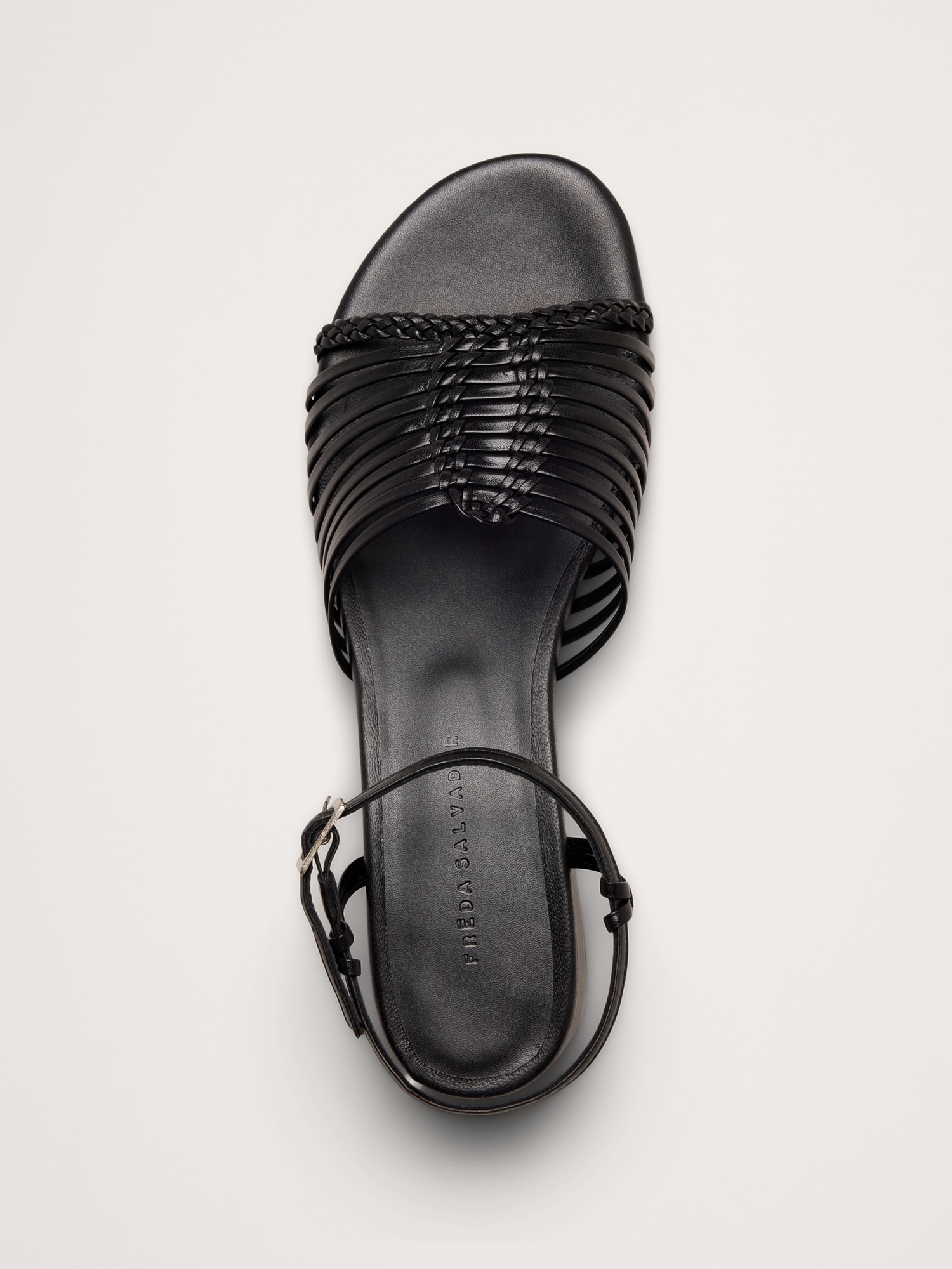 Image number 8 showing, Judy Leather Block-Heel Sandal by Freda Salvador