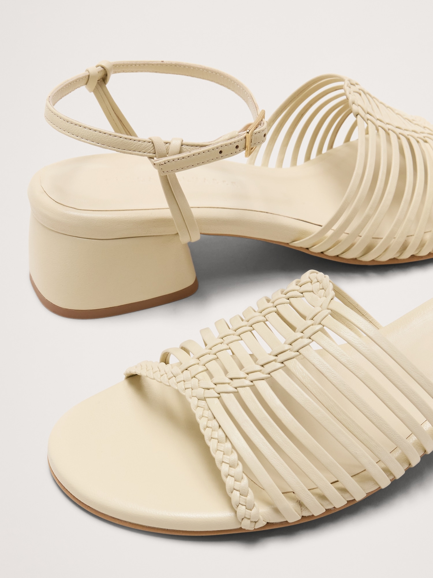 Image number 5 showing, Judy Leather Block-Heel Sandal by Freda Salvador