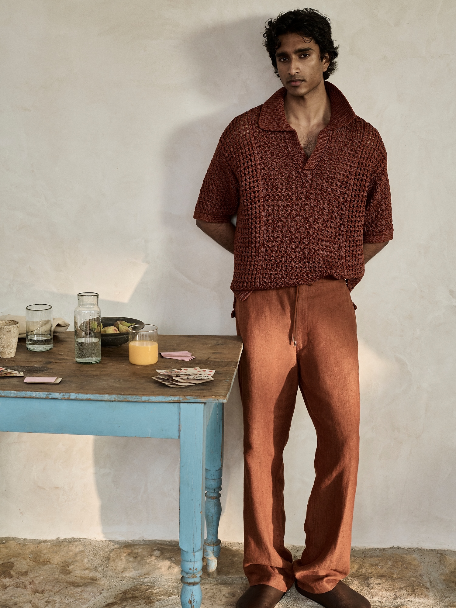 Image number 5 showing, Relaxed Linen Pull-on Beach Pant