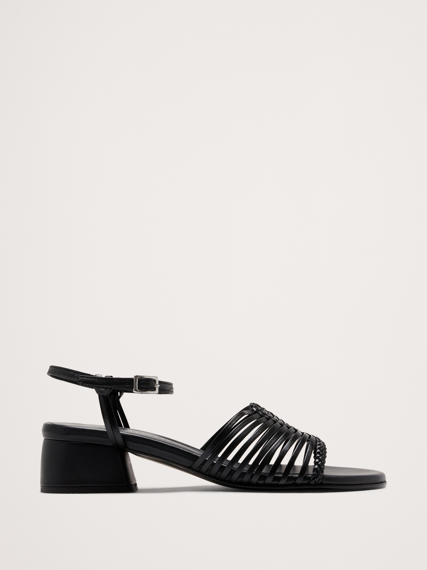 Image number 1 showing, Judy Leather Block-Heel Sandal by Freda Salvador