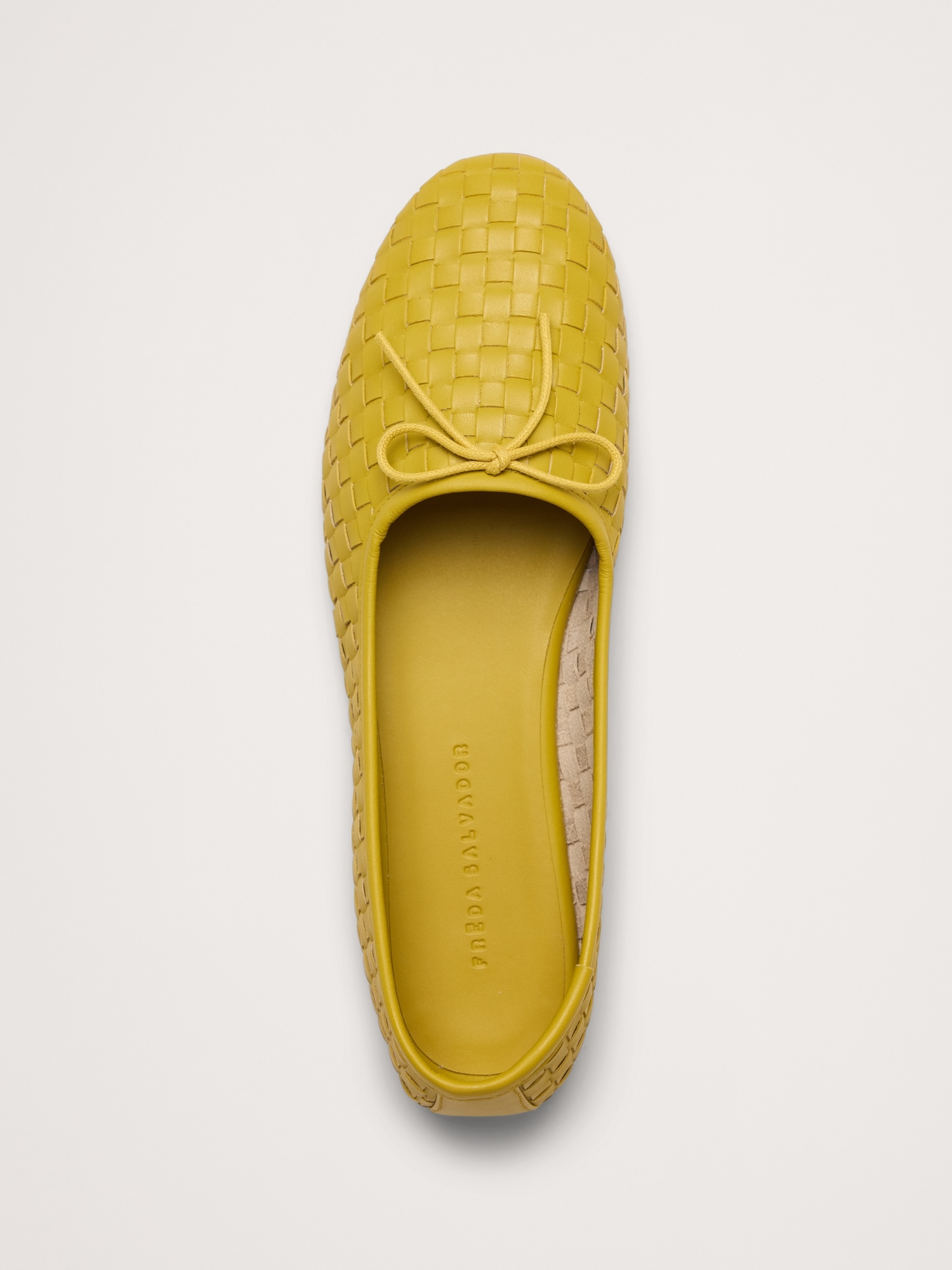 Image number 4 showing, Roma Woven Leather Flat by Freda Salvador