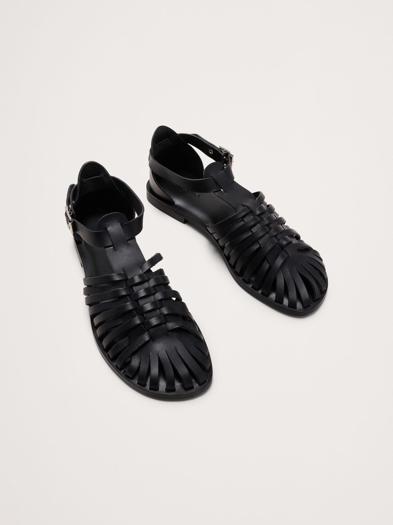 Image number 6 showing, Braided Italian Leather Fisherman Sandal