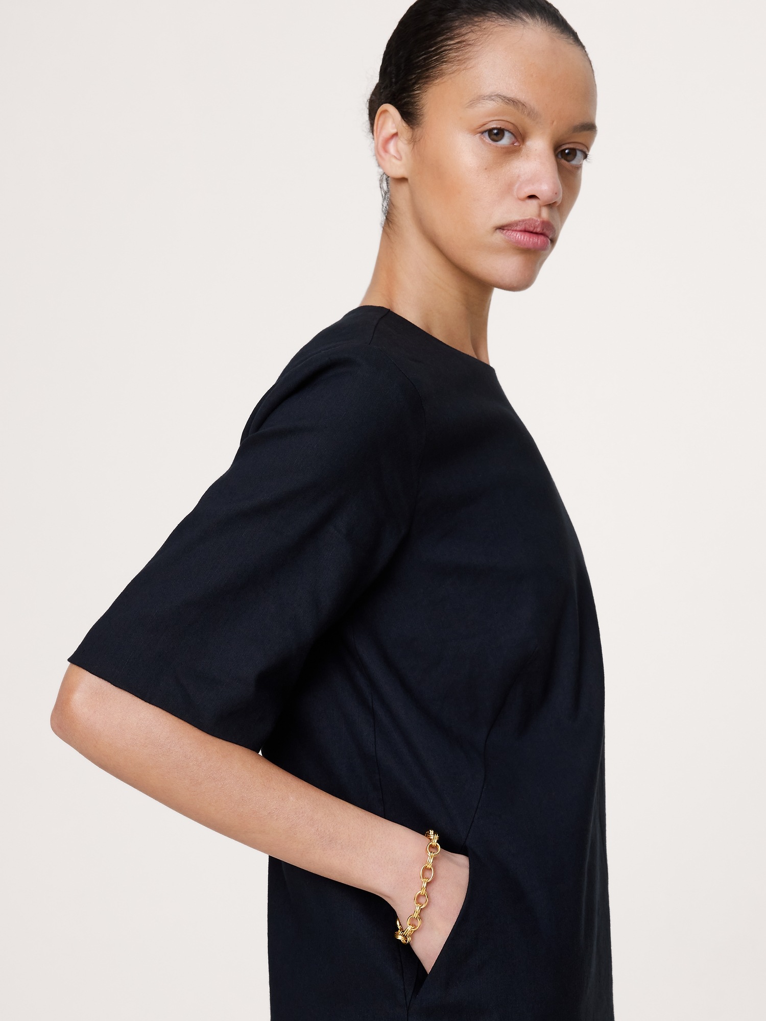 Женский браслет Banana Republic Double Oval Link Chain, цвет: Золотой — фото 2