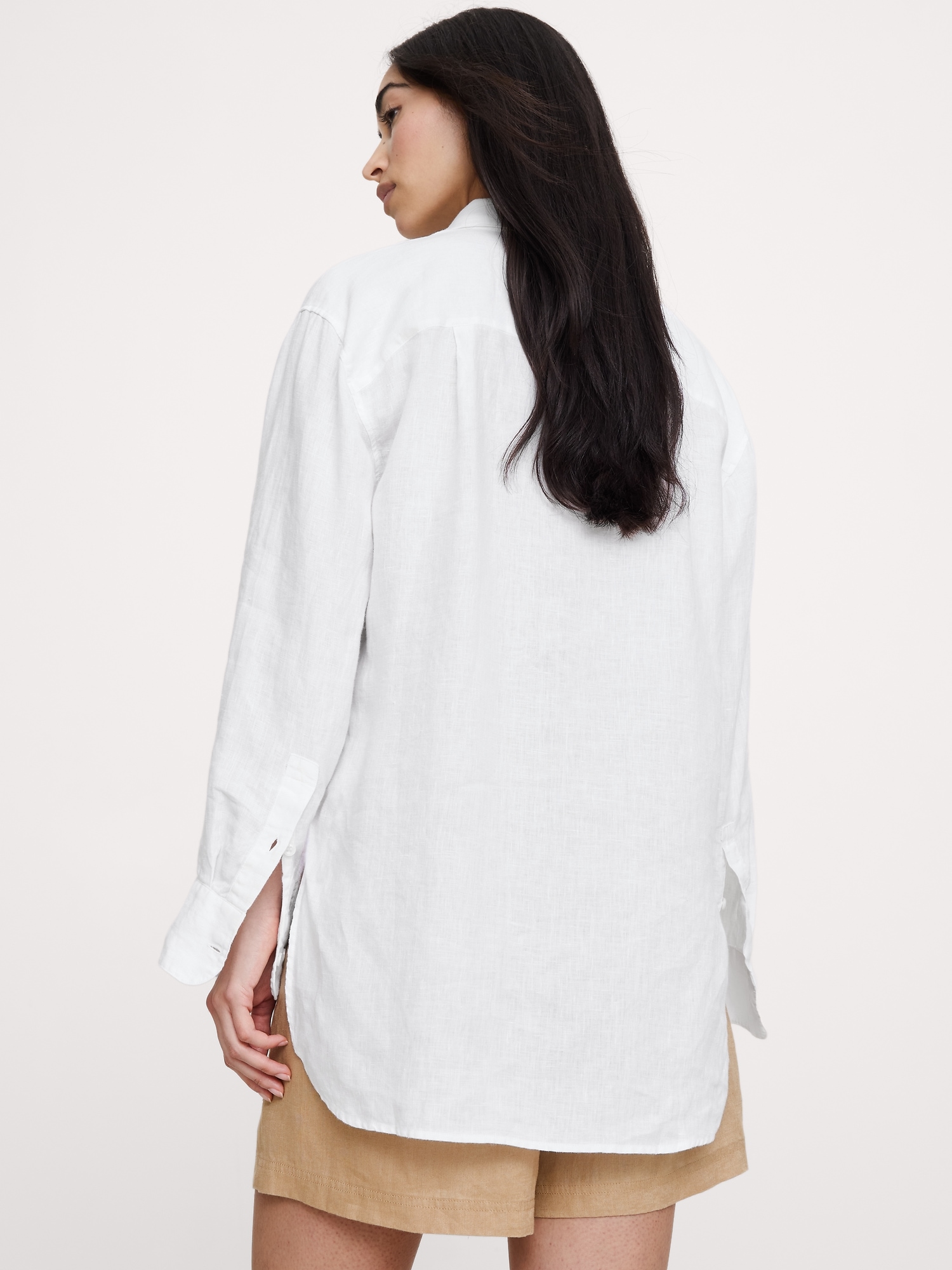 Image number 3 showing, The Oversized Linen Shirt