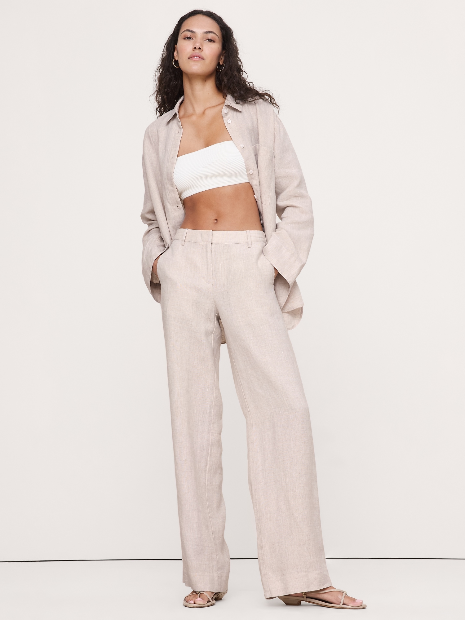 The Everyday Wide-Leg Pant in Linen