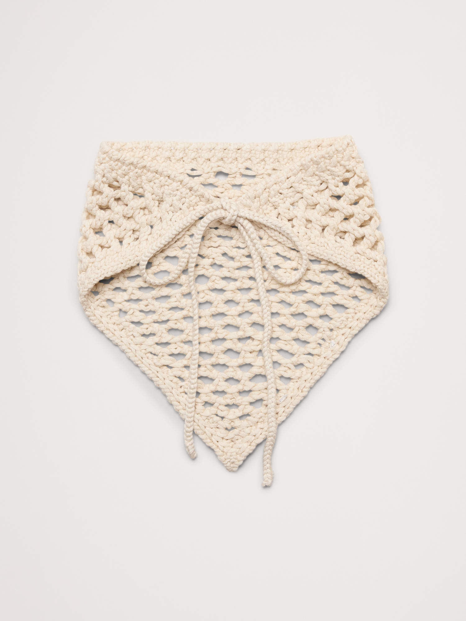 Image number 1 showing, Crochet Tie Bandana