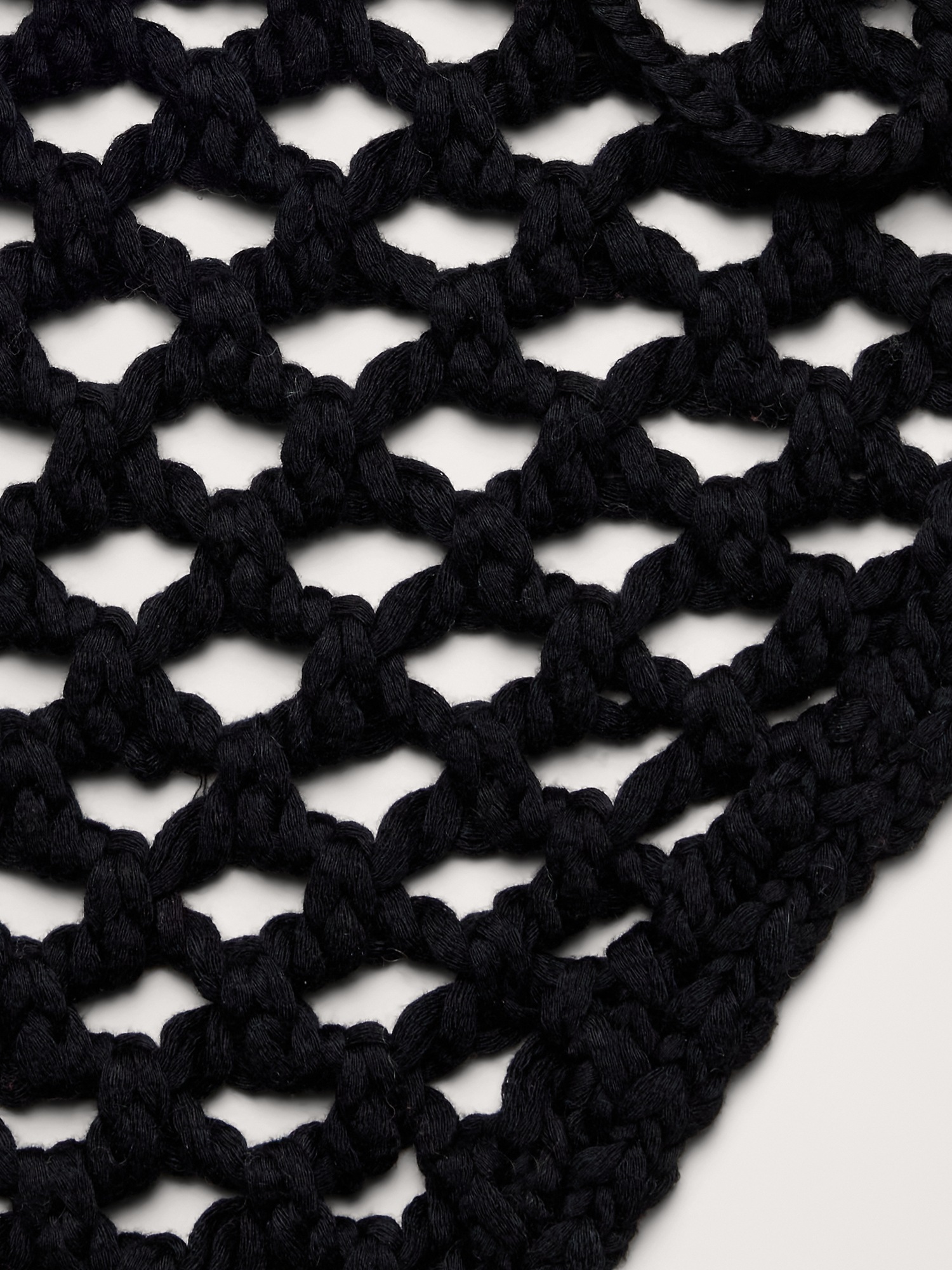 Banana Republic Crochet Tie Bandana, цвет: Чёрный — фото 2