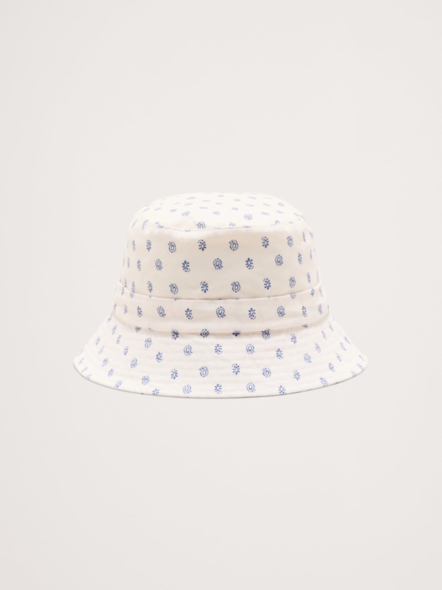 Image number 1 showing, Cotton Bucket Hat With Tie